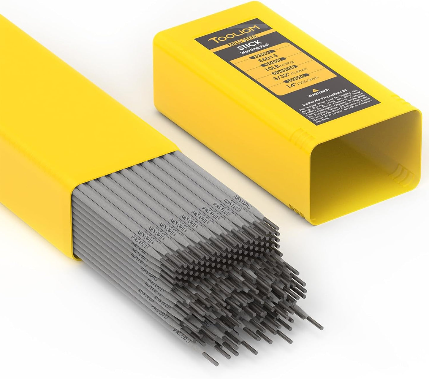 TOOLIOM E7018 Low Hydrogen Welding Rod 1/8" 10LB Carbon Steel Stick Electrodes