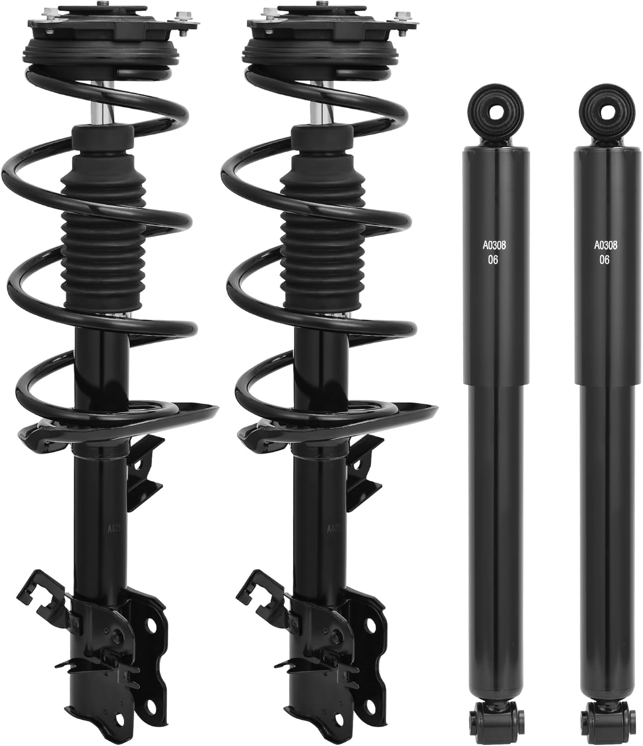 AUTOSAVER88 Complete Struts Shocks Compatible with 1994-2004 Ford Mustang Front & Rear 4 pcs