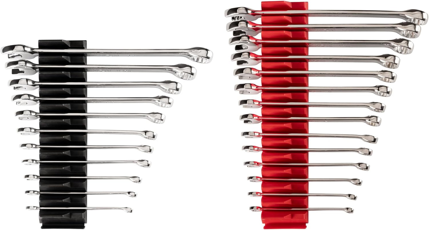 TEKTON Combination Wrench Set with Modular Organizers, 46-Piece (1/4-1-1/4 in., 6-32 mm) | WCB95303