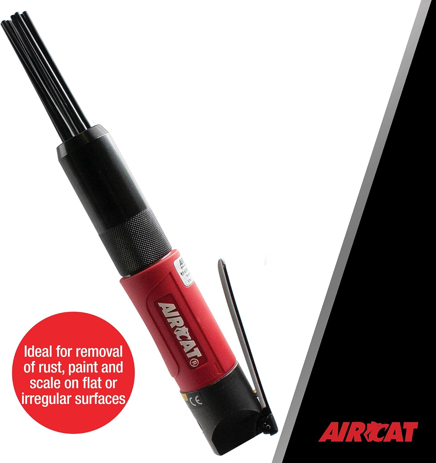 AIRCAT Pneumatic Tools 6390: Compact Needle Scaler 4,800 Blows per Minute