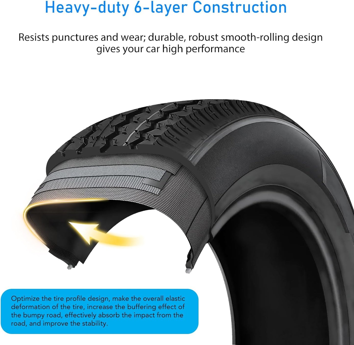 4.80-12 4.80x12 480-12 4.80-12 Trailer Tires with 12" Rims, 4 Lug on 4", Load Range C 6PR