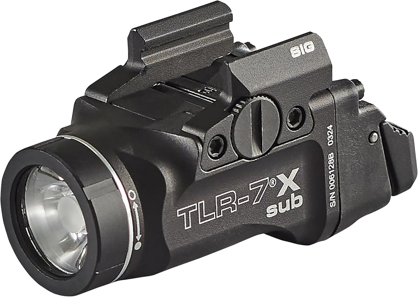 Streamlight 69406 TLR-7 X sub USB 500-Lumen 5000-Candela Weapon Light Designed Exclusively and Solely for Sig Sauer P365/XL Closed Rail Systems, Includes Mounting Kit, Key, and Multi-Tool, Black