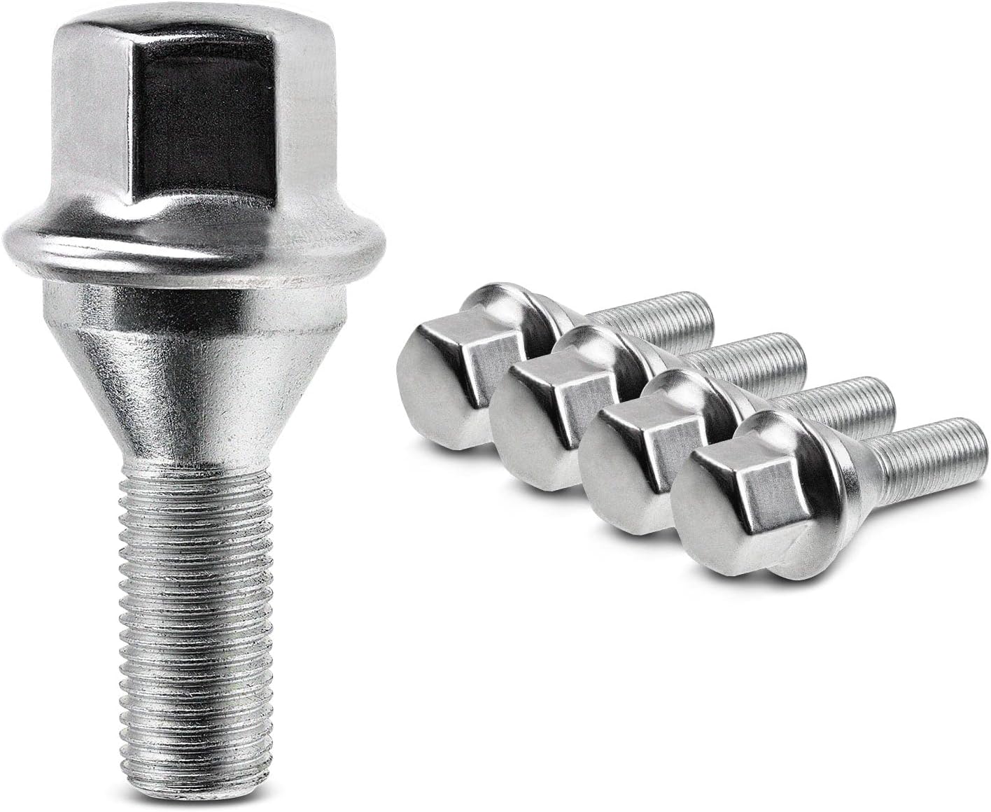 A-Premium 20Pcs M12-1.25 Wheel Studs Compatible with Jeep Compass 2018-2021, Cherokee 2014-2021 & Chrysler 200 2015-2017 & Dodge Dart 2013-2016, Replace# 6509933AA, 53182366