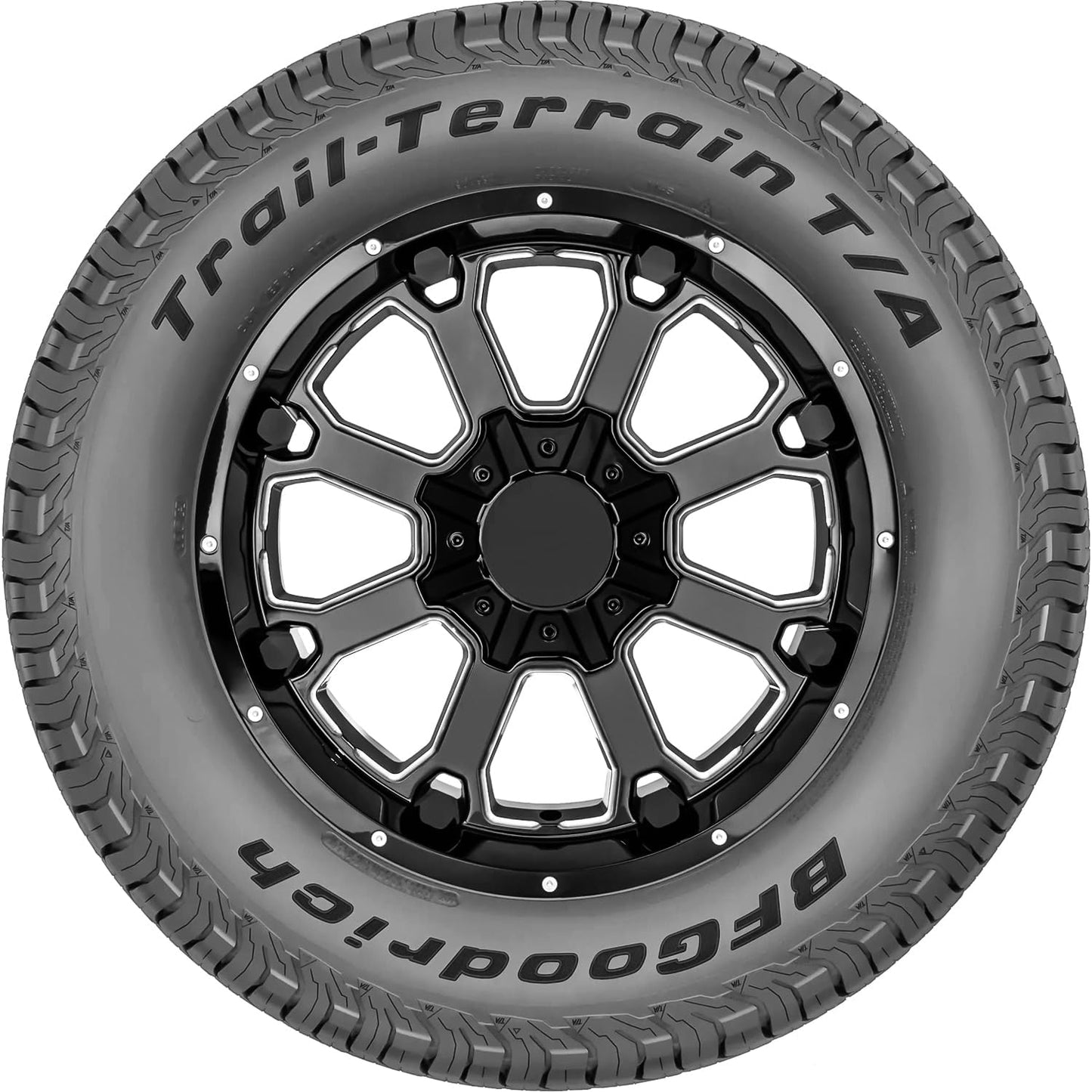 BFGoodrich Trail-Terrain T/A On and Off-Road Tire for Light Trucks, SUVs, and Crossovers, 285/45R22/XL 114H