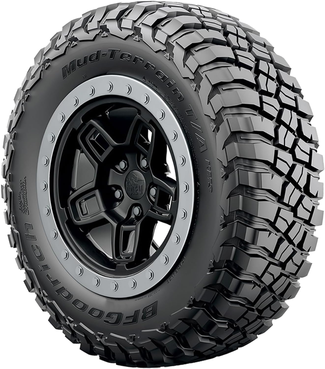 BFGoodrich Mud Terrain T/A KM3 Radial Car Tire for Light Trucks, SUVs, and Crossovers, 33x12.50R20/E 114Q