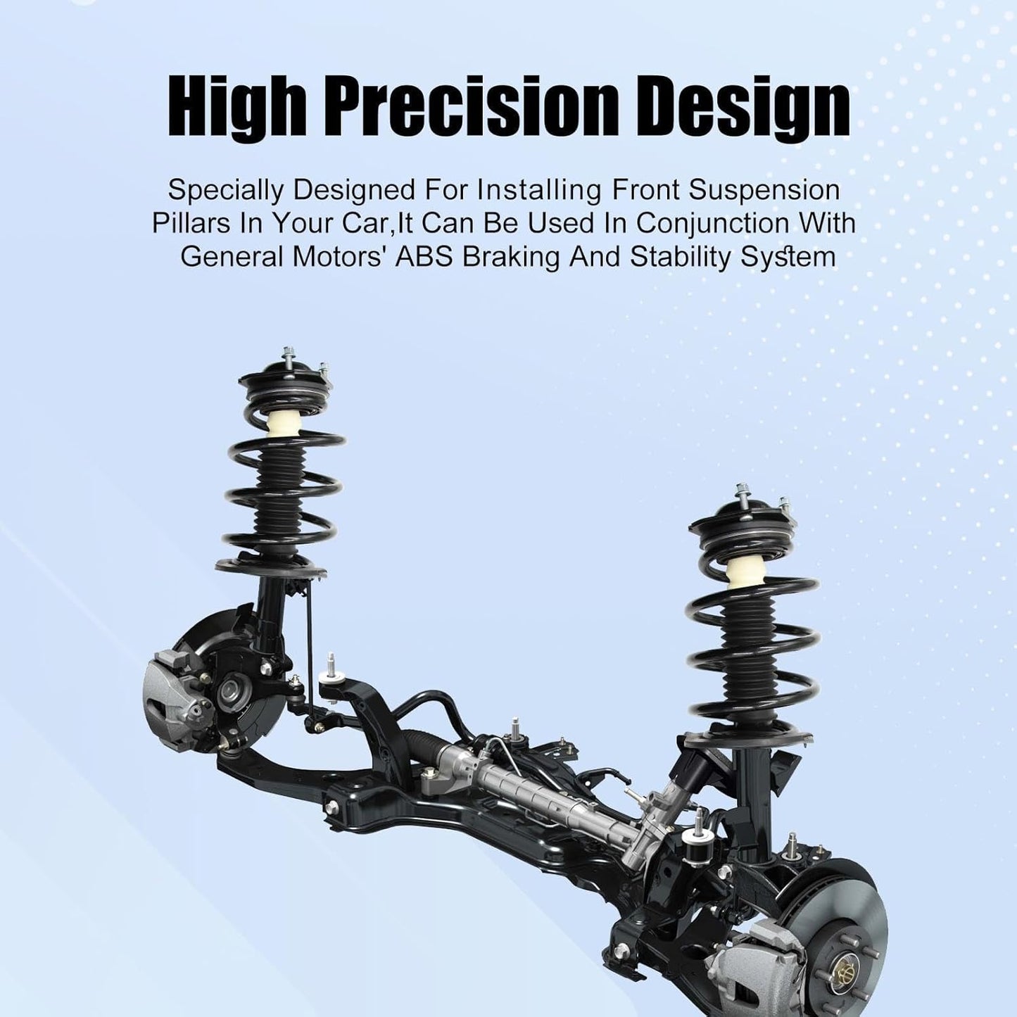 Shock Absorbers Front and Rear Assembly for Chevy Traverse/GMC Acadia/Buick Enclave/Saturn Outlook 2007-2012, Front and Rear Struts and Shocks with Coil Springs - 172518/182518/349125/37315