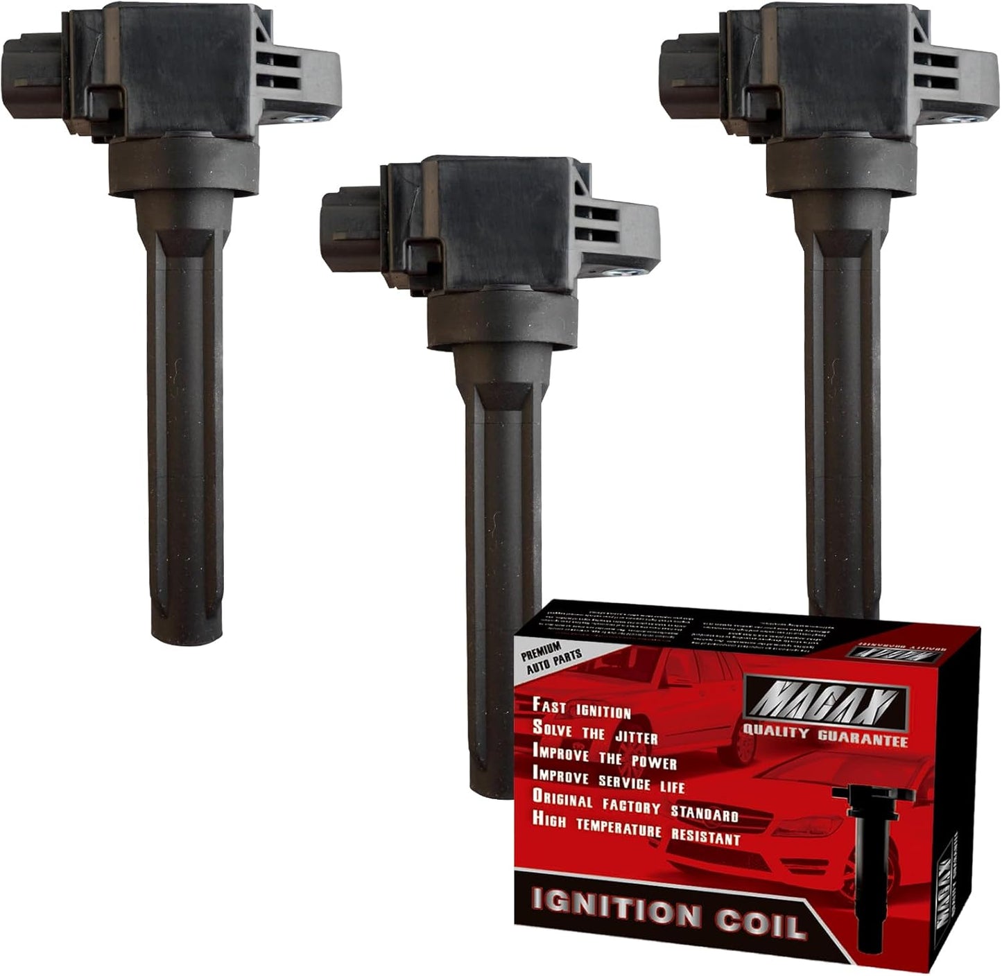 Set of 6 Ignition Coils Pack Compatible with 2007-2017 Nissan Infiniti Maxima Quest Pathfinder Murano Altima Q50 QX60 FX35 3.5L V6 UF550