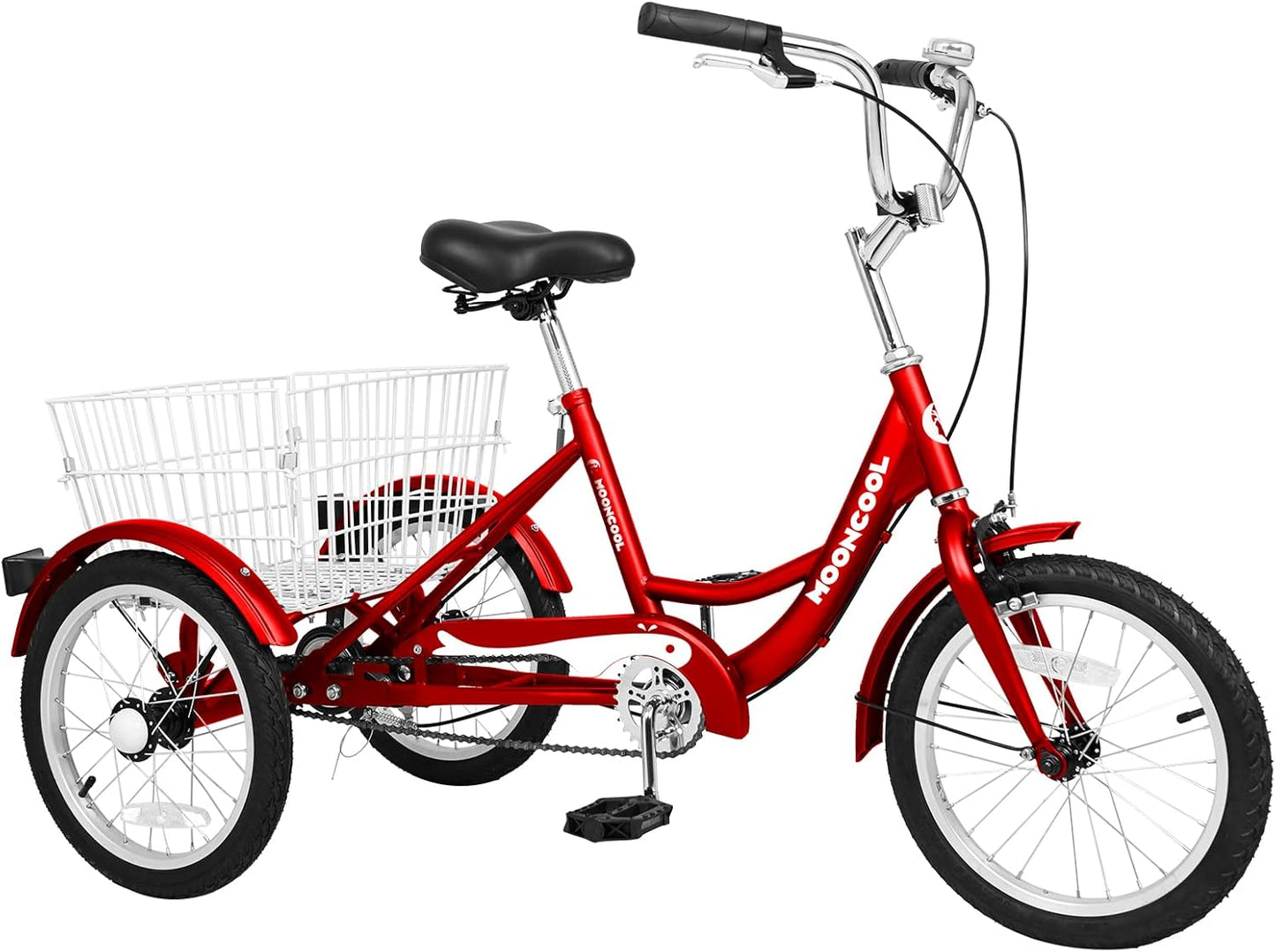 ABORON Adults Tricycle, 3 Wheels Bike for Adult, Tricycle for Adults, Double-Wall Wheel Rims, Tricycle for Women Men Exercise Outdoor Sports