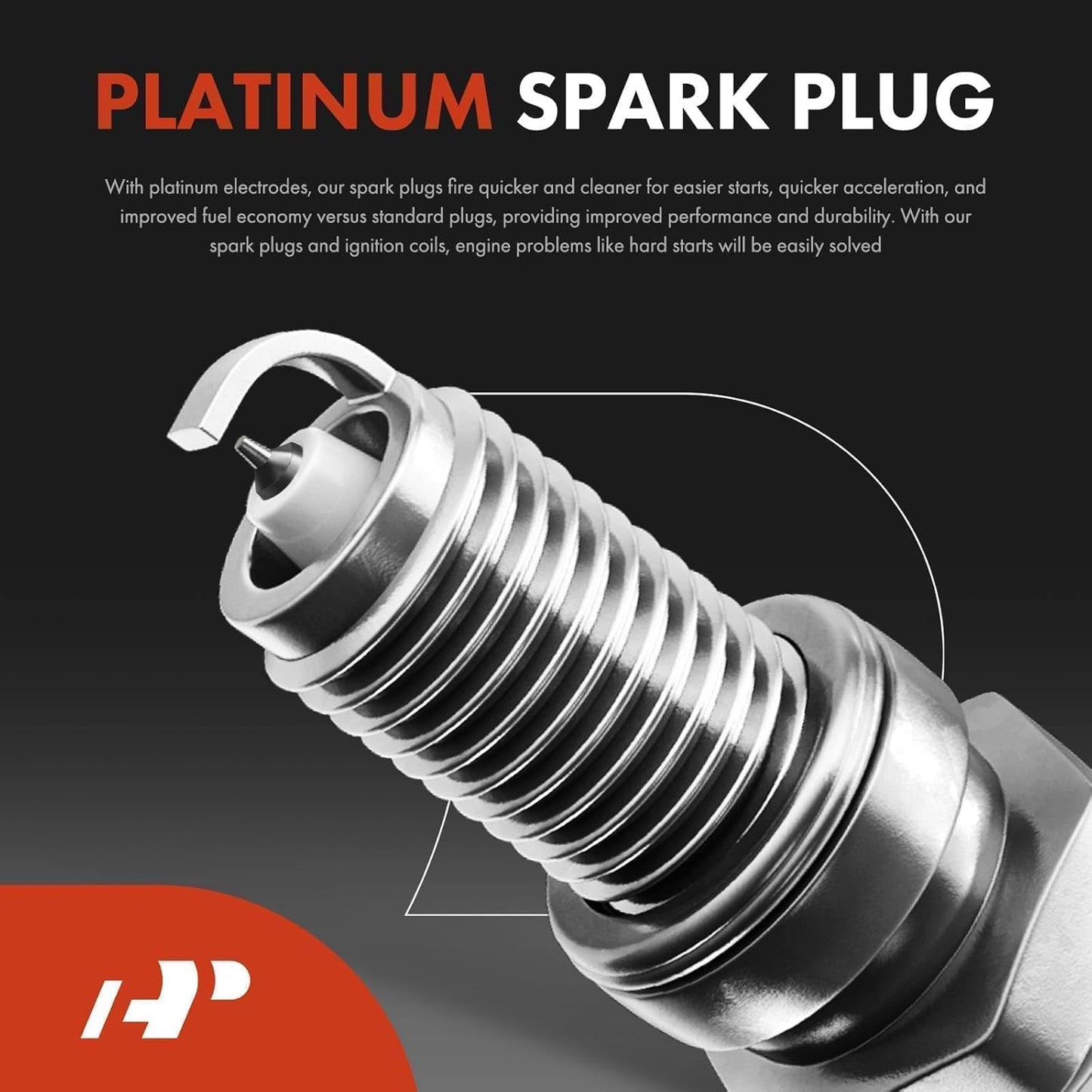 A-Premium Ignition Coils and Spark Plugs Kits Compatible with Ford F-150 F150 2011-2016, Mustang 2011-2015, 5.0L