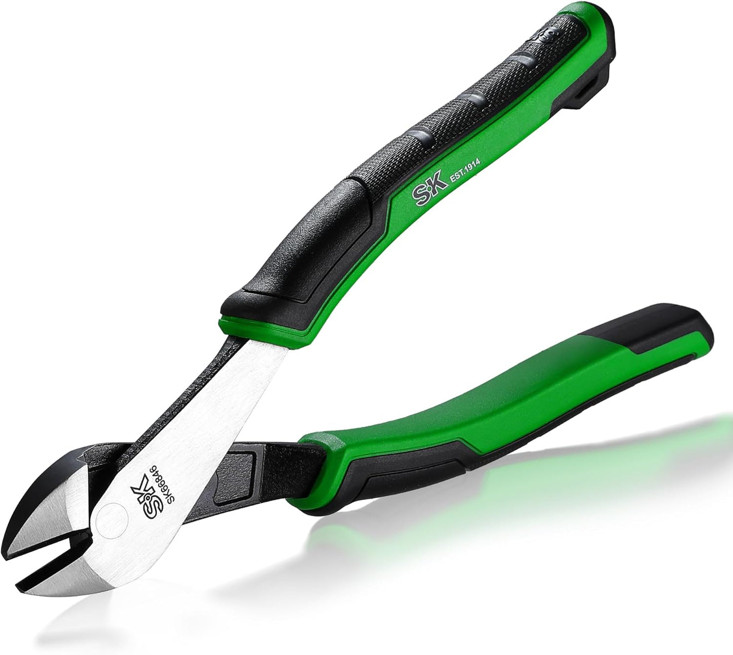 SK 3-Piece Pliers Set, 9.5-Inch Linesman, 8-Inch Diagonal & Needle Nose Pliers, Premium CR-V Construction, Ergonomic Anti-slip Handle, with Rolling Pouch
