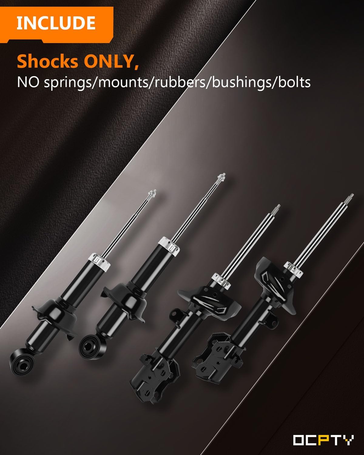 Struts Shocks,OCPTY Front Rear Shock Absorbers for Honda Fits 2007-2011 for Honda CR-V 339261 339262 341492-4pcs