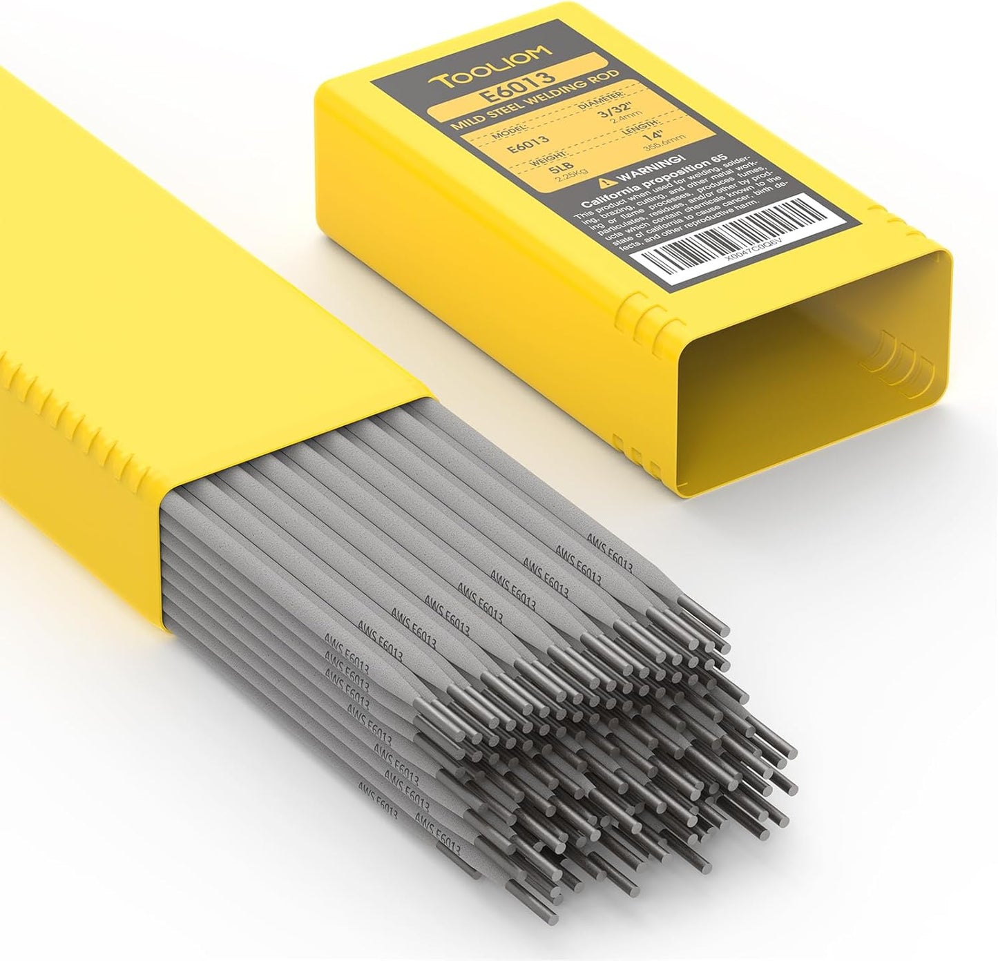TOOLIOM E7018 Low Hydrogen Welding Rod 1/8" 10LB Carbon Steel Stick Electrodes