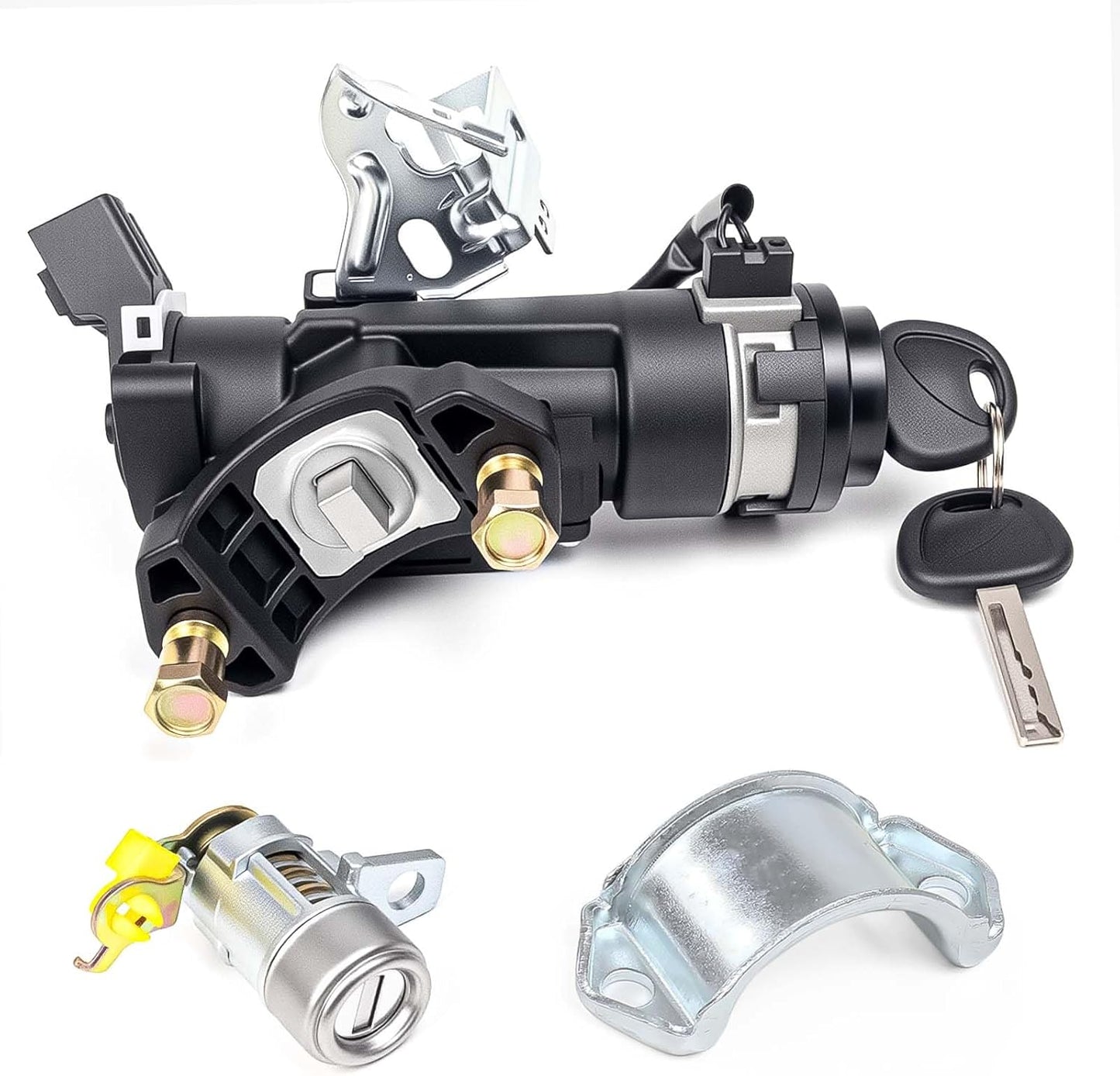 81905-2T040 Ignition Lock Switch Assembly with Door Lock Cylinder & Keys Fit for Kia Optima 2011-2015, Ignition Lock Cylinder with Housing Replace# 81970-2TA00, 81900-2TD00