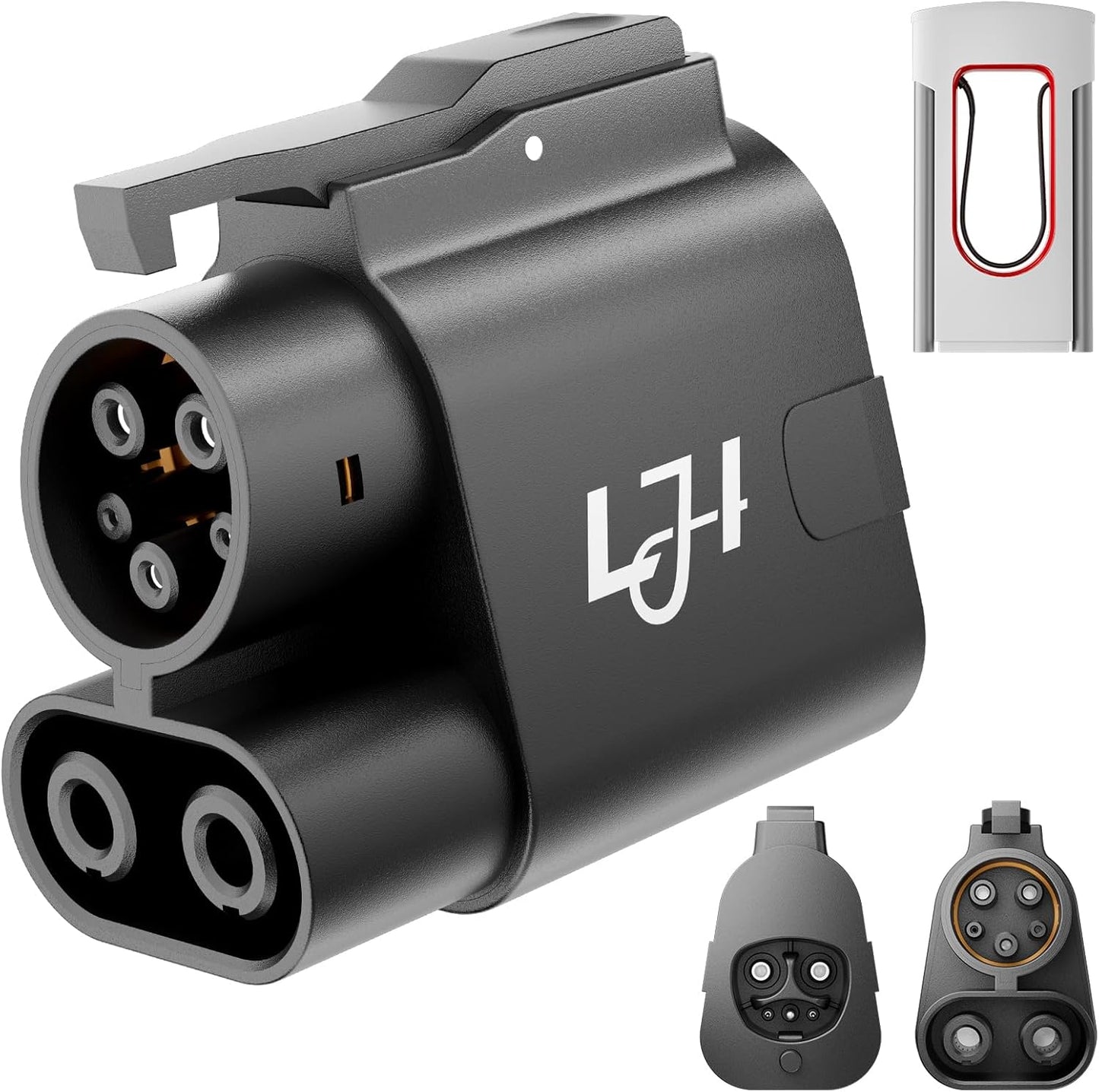 Tesla to J1772 Adapter (NACS to J1772) - 48 Amp & 250V,Compatible with Tesla High Powered Connectors, Destination Chargers & Mobile Connectors for J1772 Electric Vehicles