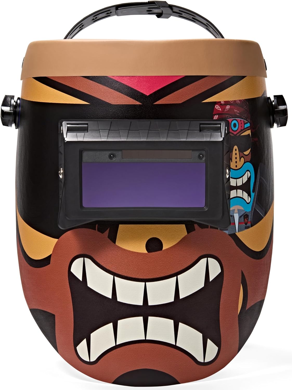 Auto Darkening Welding Helmet - Lightweight, Shade #3/11, with Bag (White)