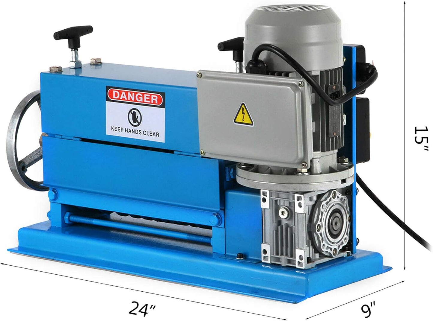 VEVOR Wire Stripping Machine 0.06-1.5 inch,Wire Stripper Machine 11 Channels 10 Blades, Automatic Wire Stripping Tool with Manual Hand Cranked Industrial for Recycling Copper Wire Stripper