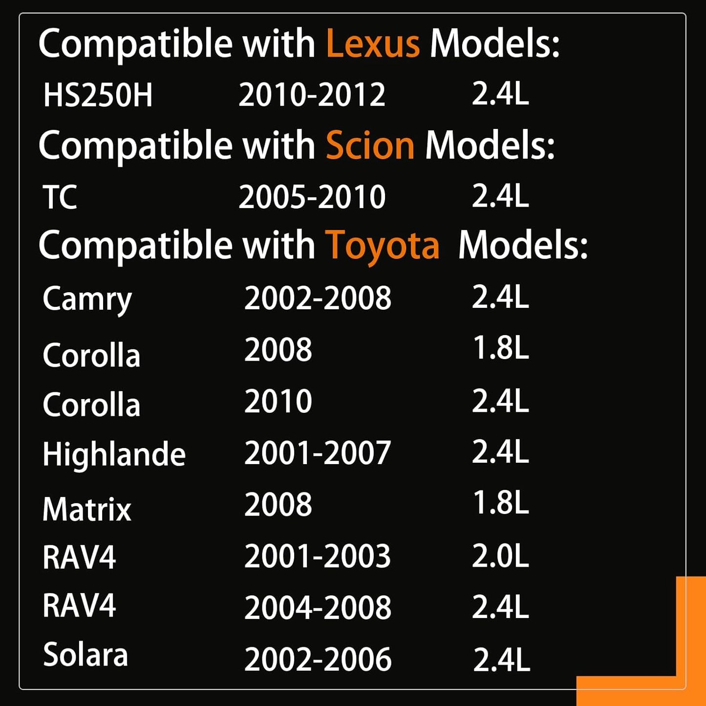 Set of 4 UF333 Ignition Coils and Spark Plugs Set Compatible with Toyota 2002-2008 Camry, 2001-2007 Highlander, 2001-2008 RAV4, SCION 2005-2010 TC Replace UF333 C1330 90919-02244