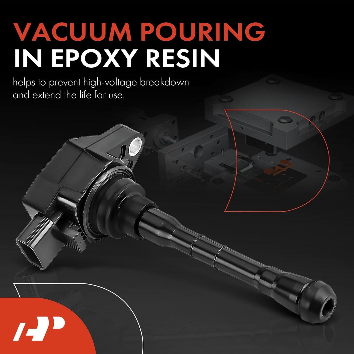 A-Premium Ignition coil Pack Compatible with Nissan Altima 2019-2021, Rogue 2021-2022, L4 2.5L