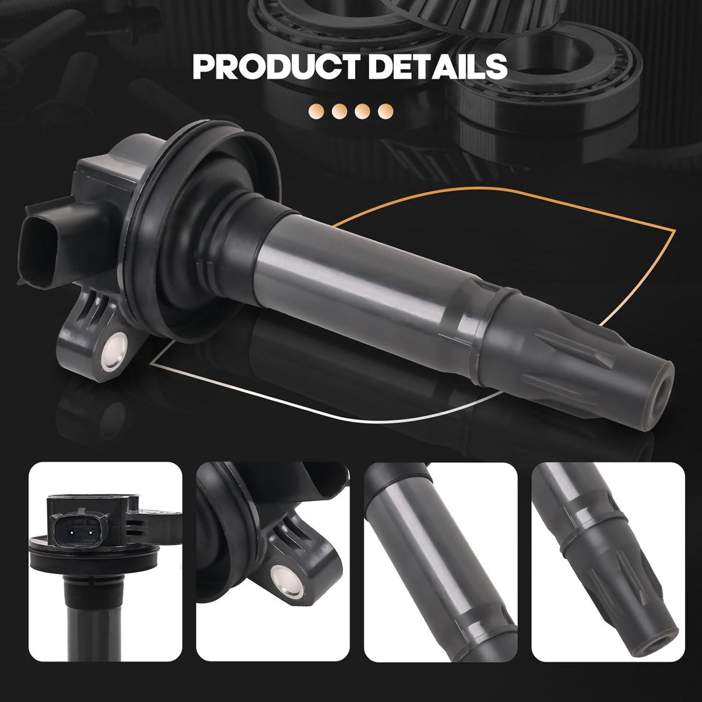 Set of 6 Ignition Coil Packs UF595 UF553 5C1652 E1053 DG520 Compatible with Ford Lincoln Taurus Explorer F-150 Mustang Transit 150 250 350 MKS MKT MKX MKZ - 3.5L 3.7L V6