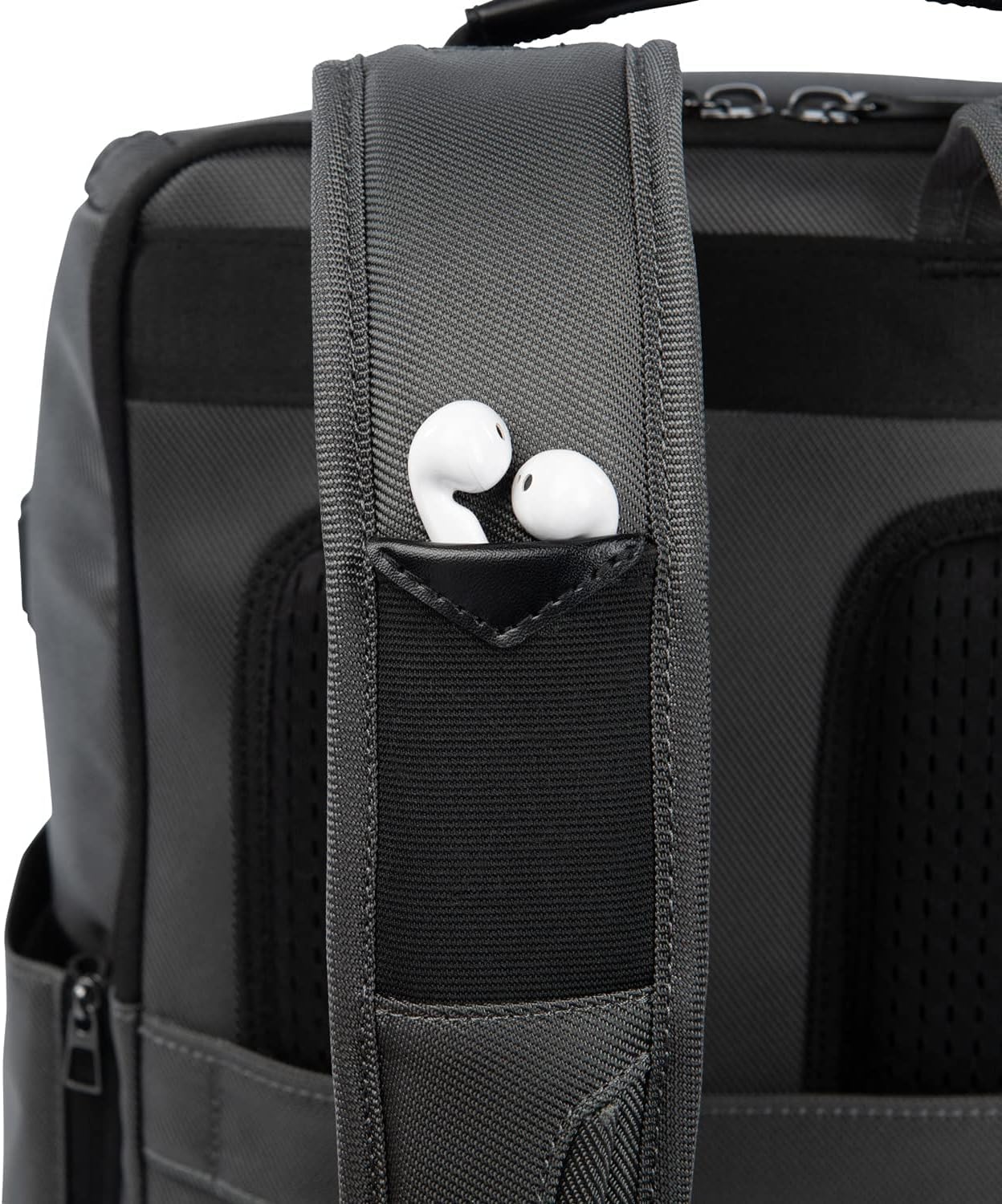 Travelpro Crew Executive Choice 3 Medium Top Load Backpack fits up to 15.6 Laptops and Tablets, USB A and C Ports, Men and Women, Titanium Grey