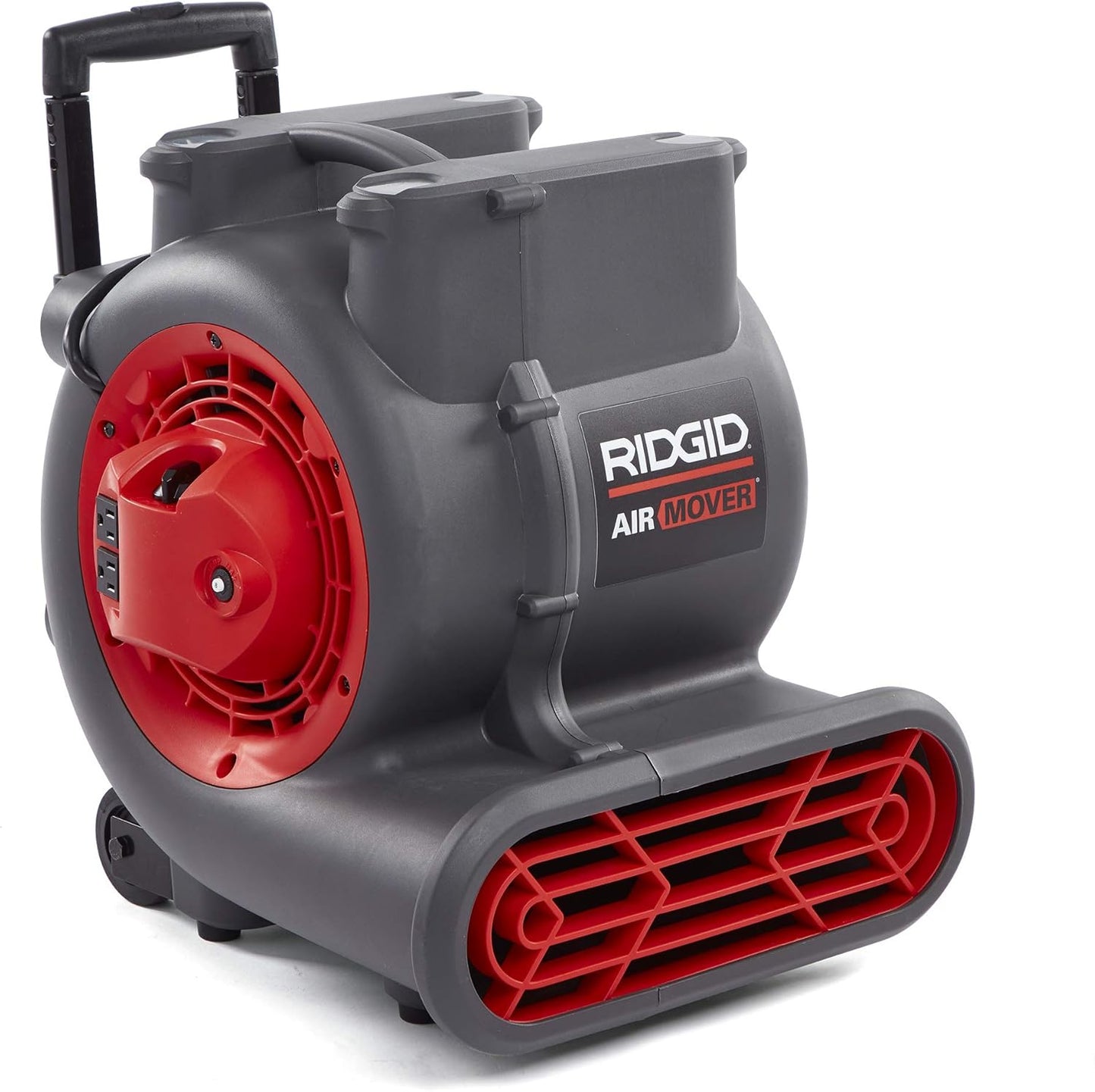 RIDGID, 66323 Model AM2288RT 3-Speed Air Mover, Daisy Chain, 1625 CFM Blower Fan, Red
