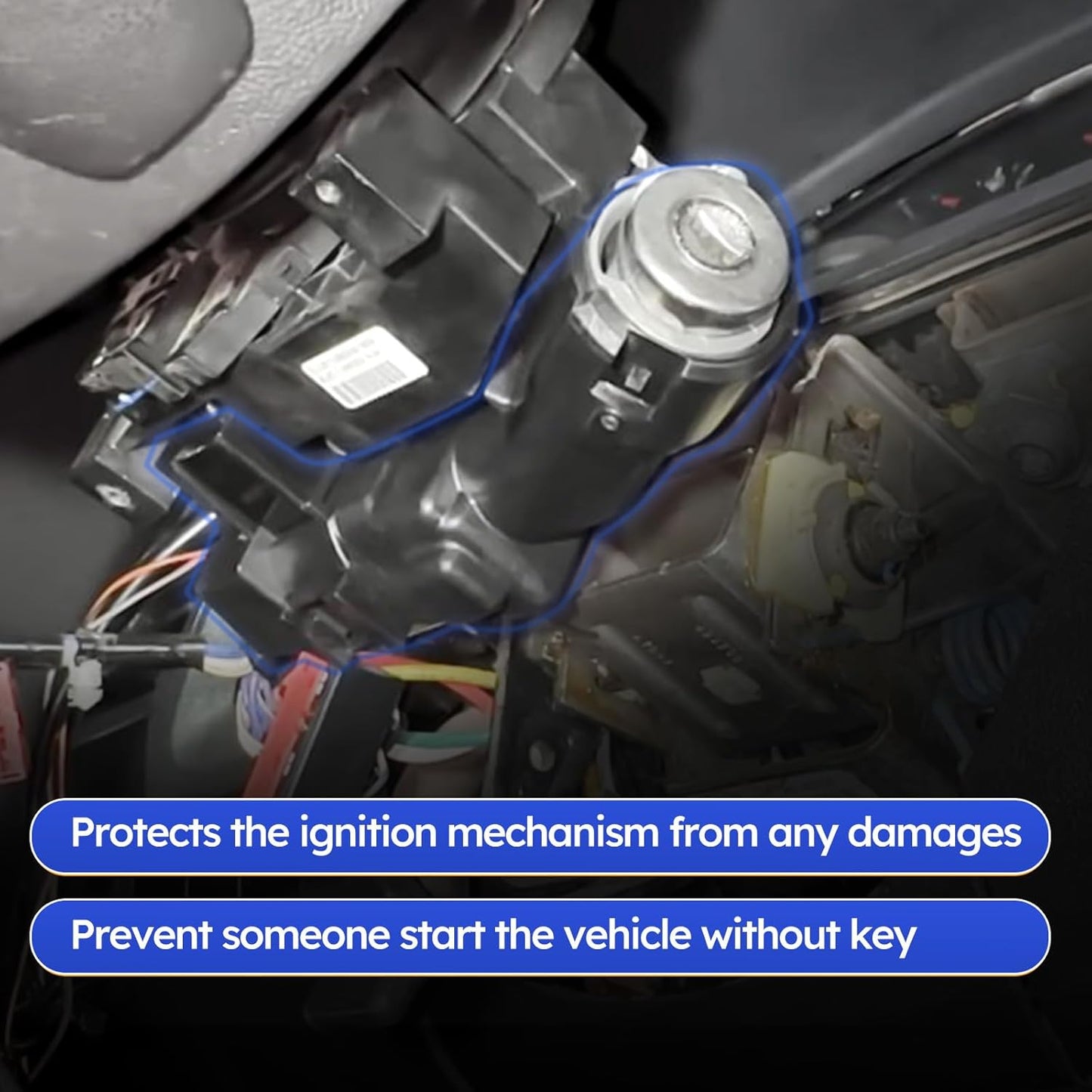 989-019 Ignition Lock Housing with Anti-theft Bolt for 2008-2011 Ford Focus,2008-2012 Ford Escape, 2008-2011 Mazda Tribute, 2008-2010 Mercury Mariner 9L8Z-3511-A