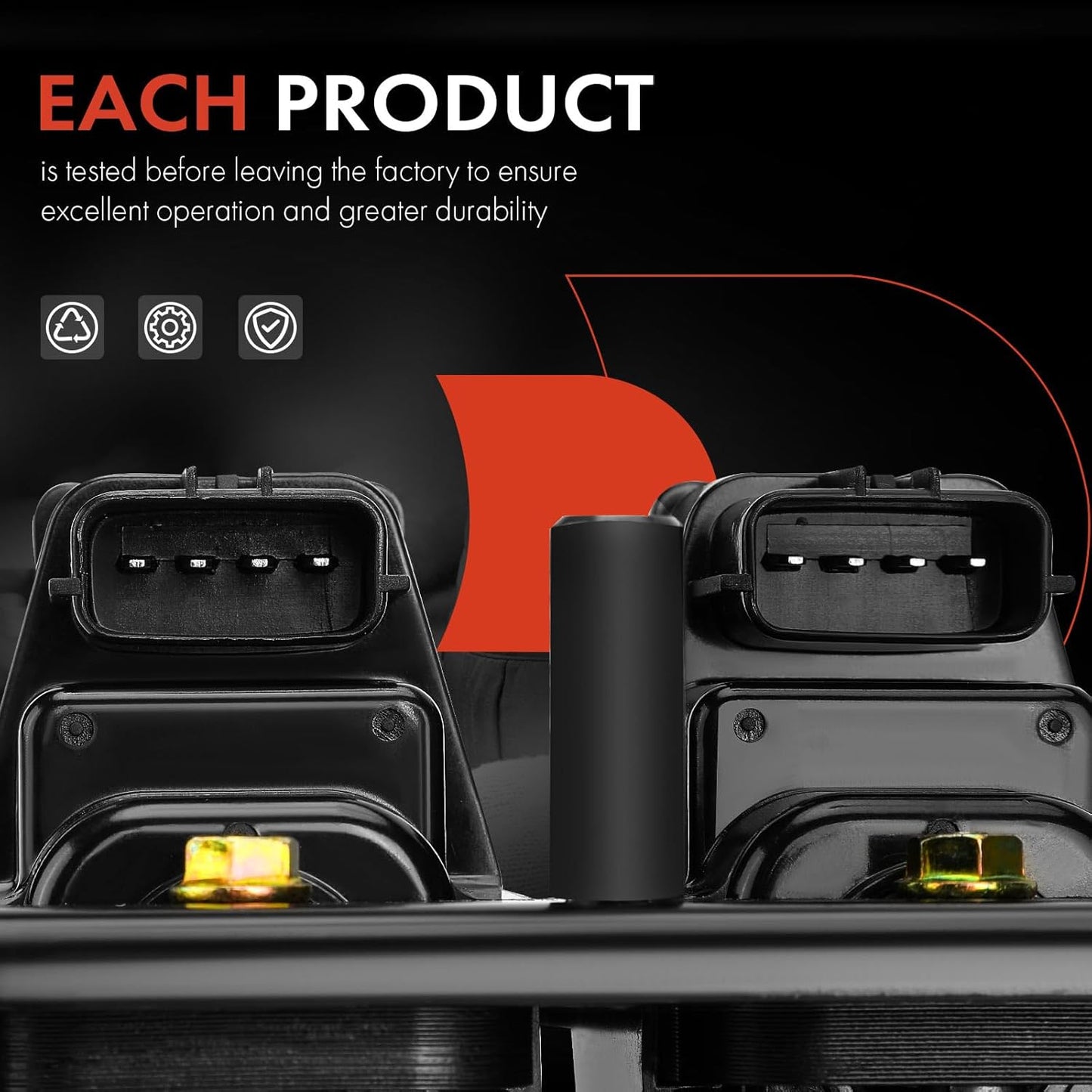 A-Premium Engine Ignition Coil Packs Compatible with Mazda Miata 1994-1995