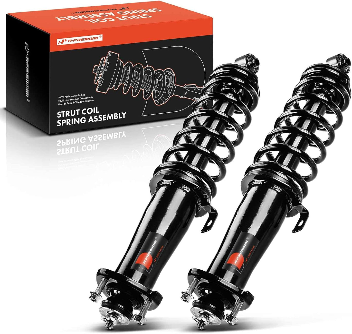 A-Premium Front Pair (2) Complete Strut & Coil Spring Assembly Compatible with Lexus IS250 IS350 2006-2013