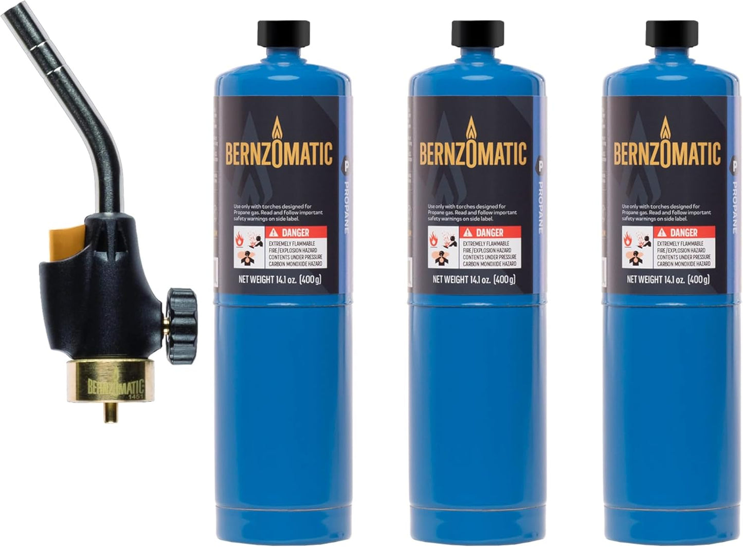 BERNZOMATIC Worthington 336737 WT2301 Trigger Start Propane Torch (2301 Torch 2 Pack)