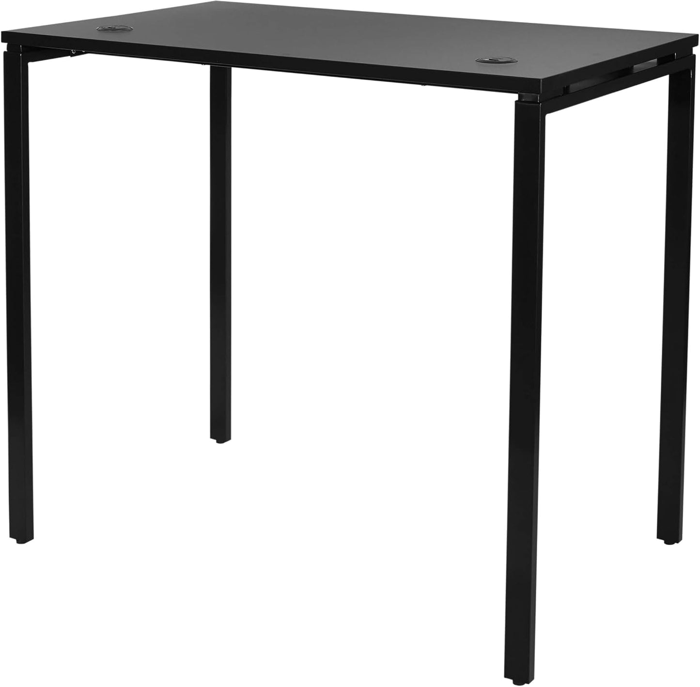 OSP Home Furnishings Prado Home Office Writing Desk, 48 Inches 42 Inches, 48-inches Wide x 42-inches High, Black