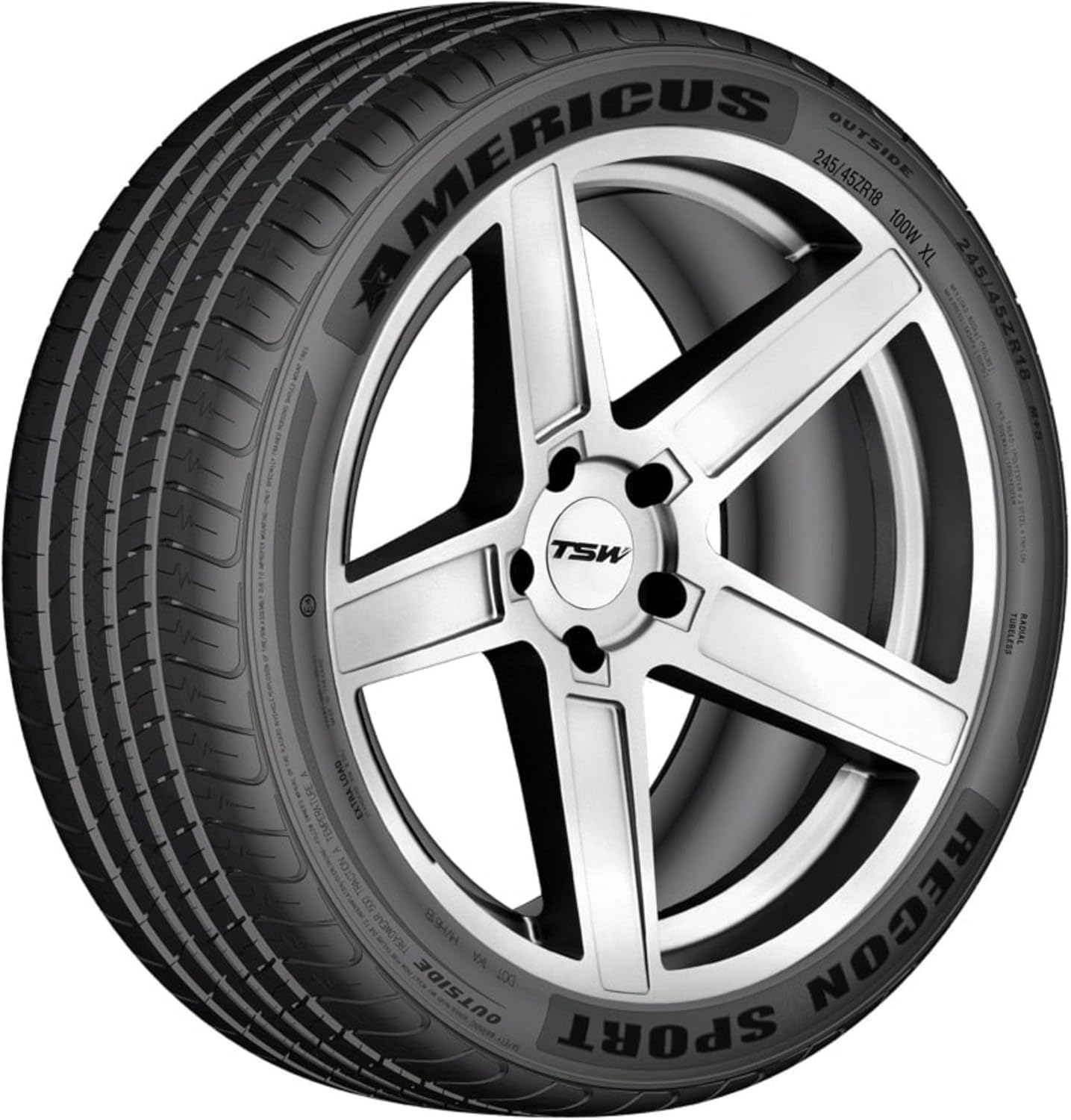 Americus Recon Sport UHP 205/50ZR17 93W XL Passenger Tire