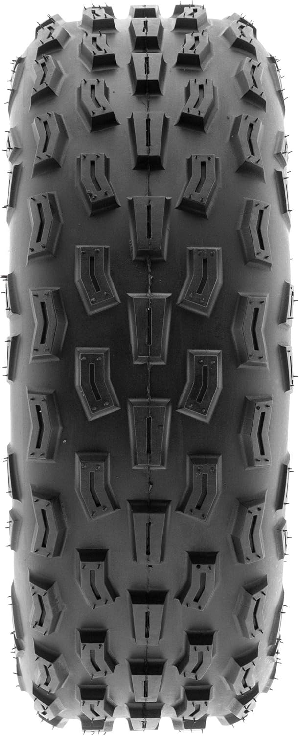 SunF 20x7-8 ATV UTV Tire 20x7x8 Knobby Tubeless 6 PR A029 - PAIR of 2
