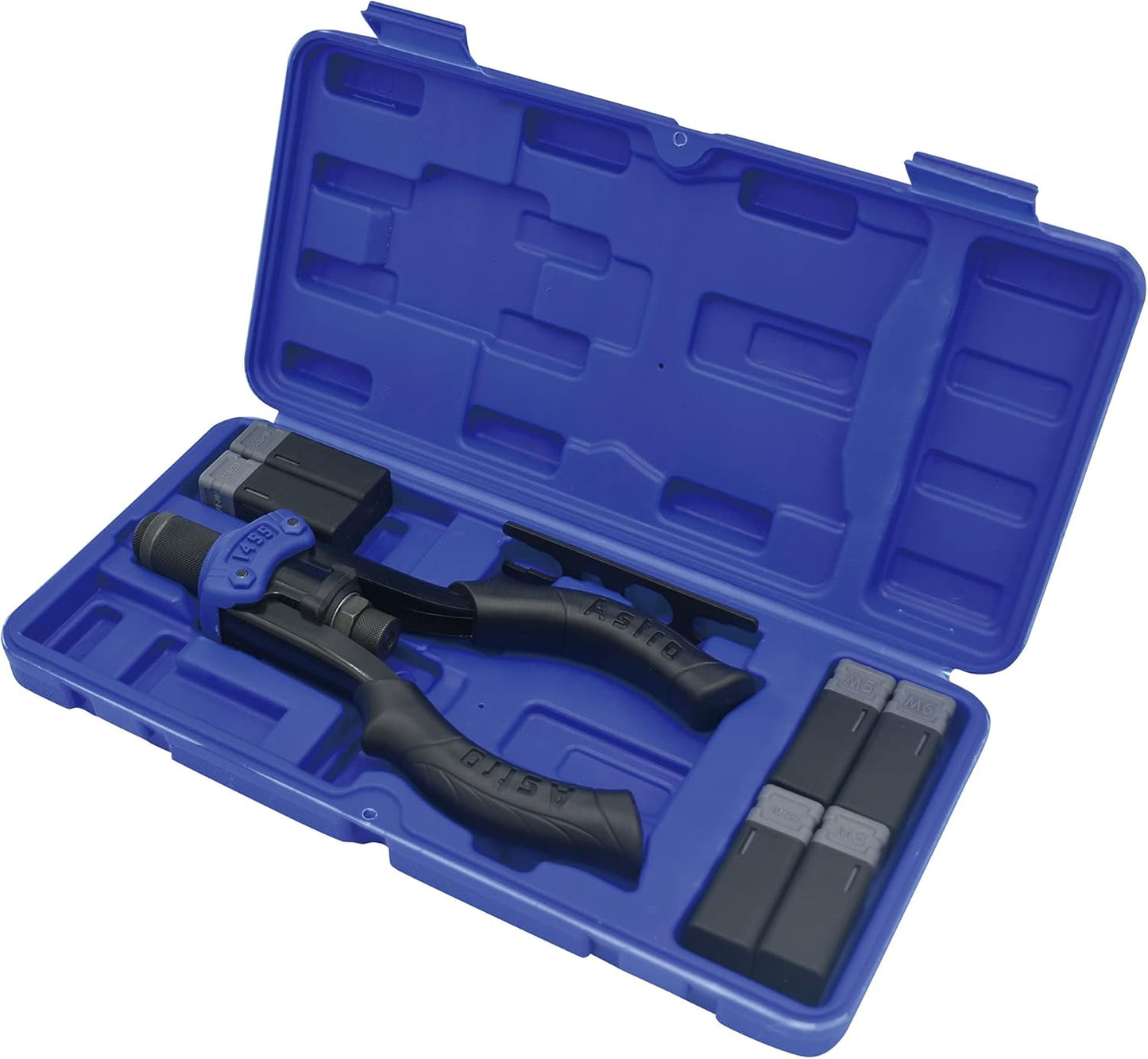 Astro Tools 1455 Hand Rivet Stud Setter Kit - Metric & SAE with Rivet Studs,Multicoloured