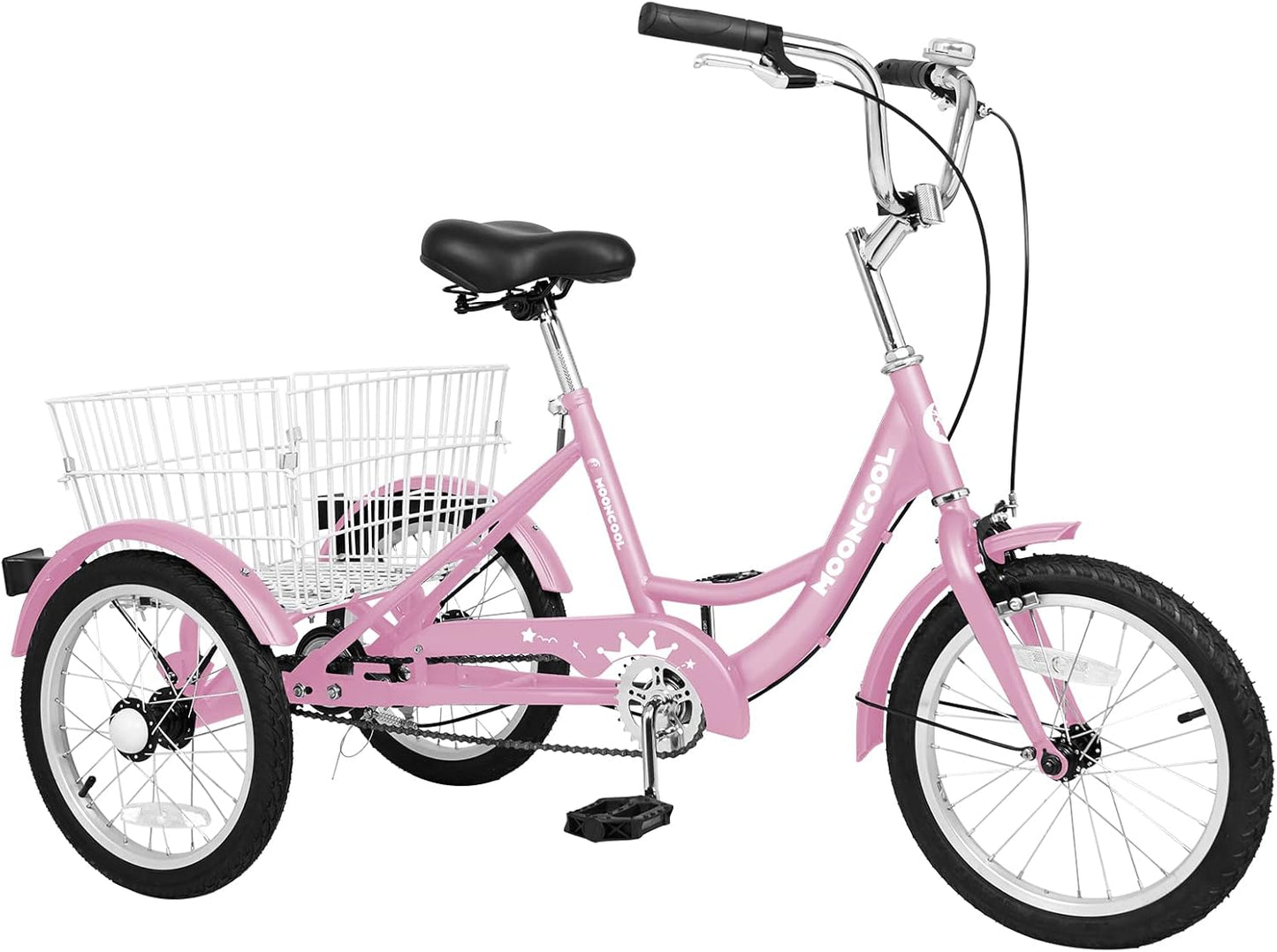ABORON Adults Tricycle, 3 Wheels Bike for Adult, Tricycle for Adults, Double-Wall Wheel Rims, Tricycle for Women Men Exercise Outdoor Sports