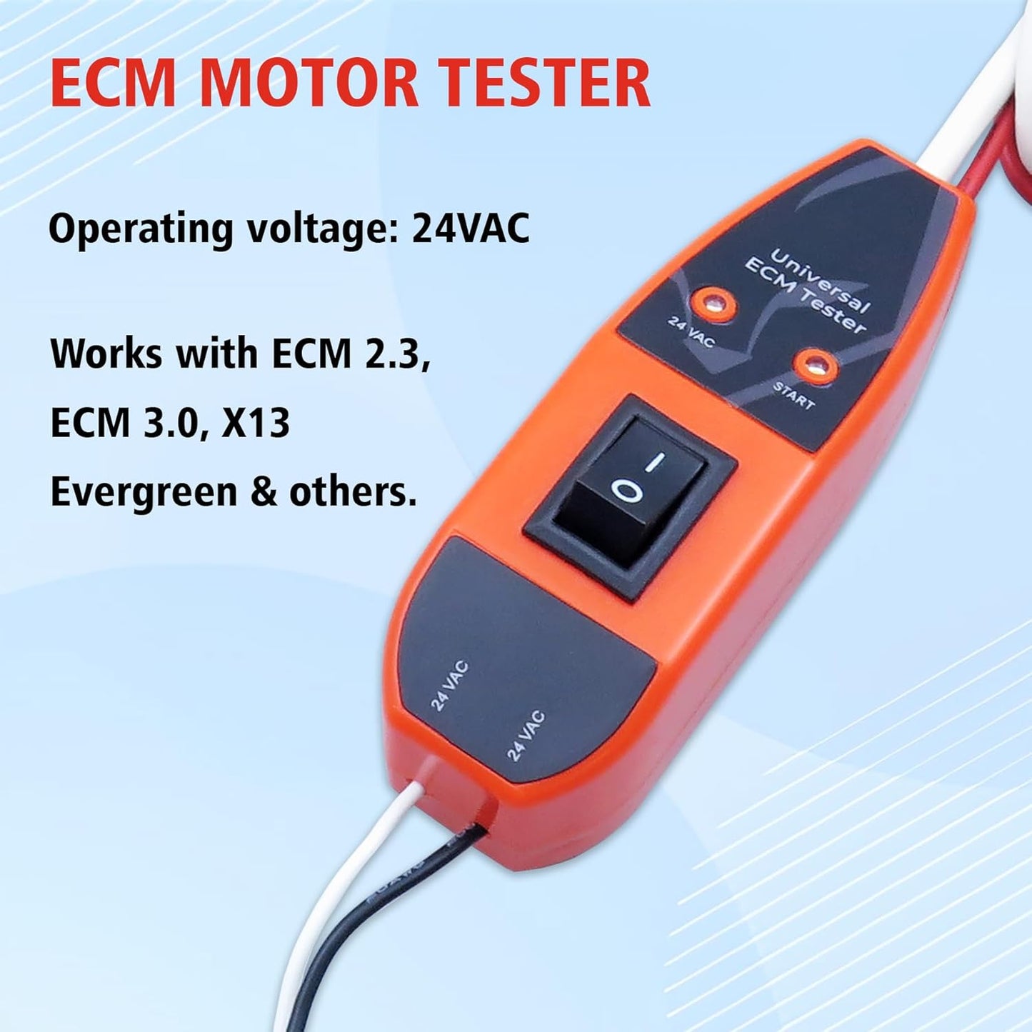 Top - Notch ECM Tester: FUHUOLU ECMPRO Ideal for Diverse Electronically Commutated Motors with Robust Features, 24 Inch Leads