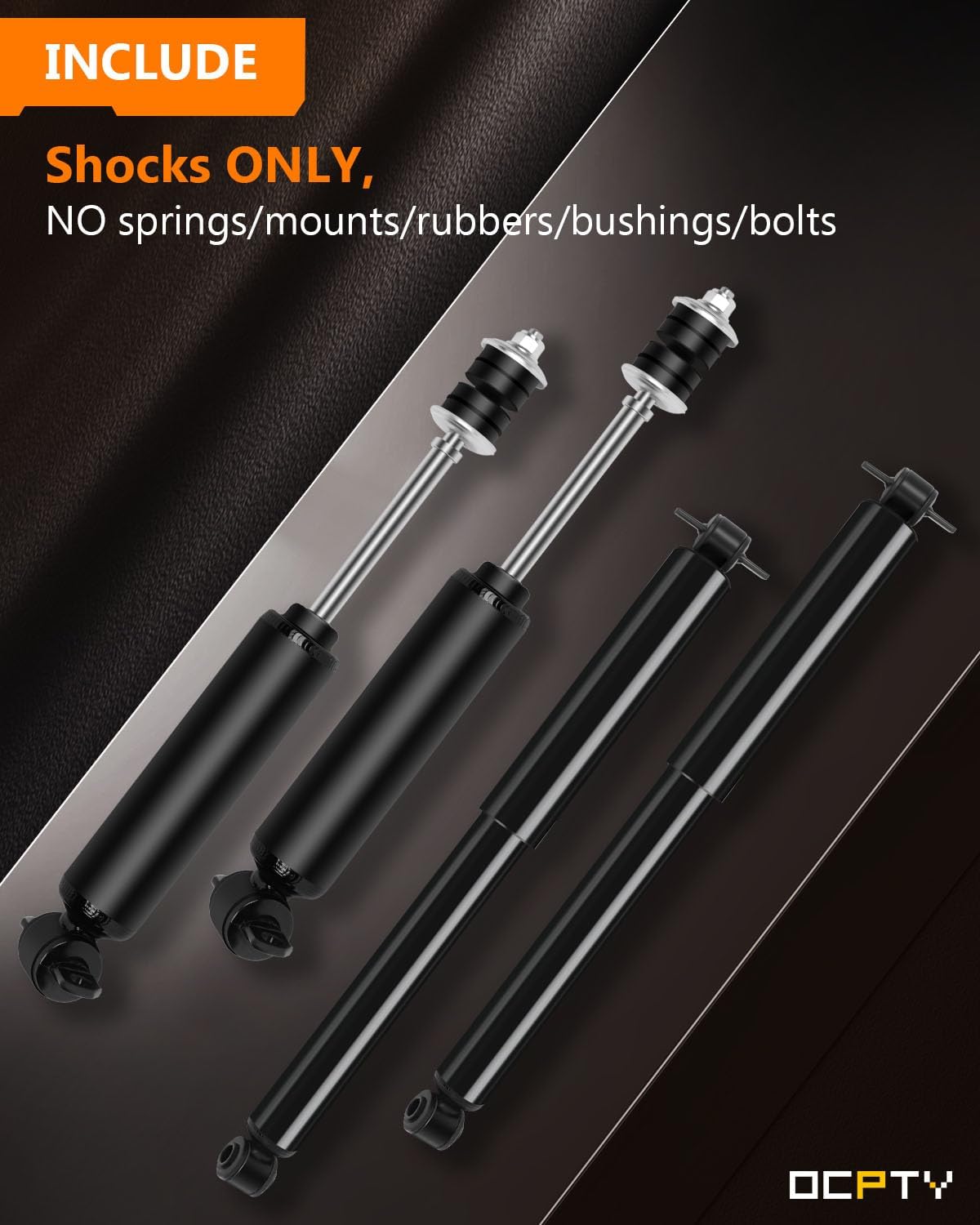 Struts Shocks,OCPTY Front Rear Shock Absorbers for Chevy Fits 1995-2005 for Chevy for Blazer,1994-2003 for Chevy S10,1992-2004 for GMC Jimmy,1982-90 for GMC S15,83-91 for GMC S15 Jimmy 344040-4pcs