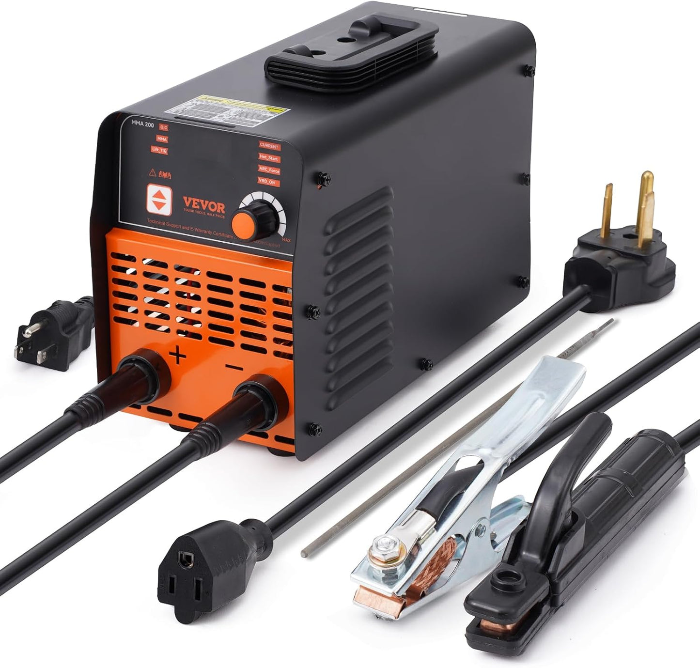 VEVOR Stick Welder, Mini and Portable 140Amp 2 in 1 ARC/Lift Tig Welder Machine, ARC Welder with Hot Start/Arc Force/Anti-Stick, IGBT Inverter Portable MMA Welder Machine, 110V