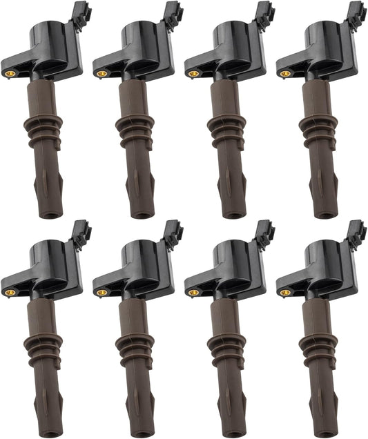 BOXI Set of 8 Ignition Coils Fit for Ford Expedition 2009-2014 | for Ford Explorer F-150 F-250 F350 Mustang Mountaineer 2008-2010 | for Lincoln Navigator 2008-2014 V8 4.6L 5.4L |C1659 8L3Z12029A DG521