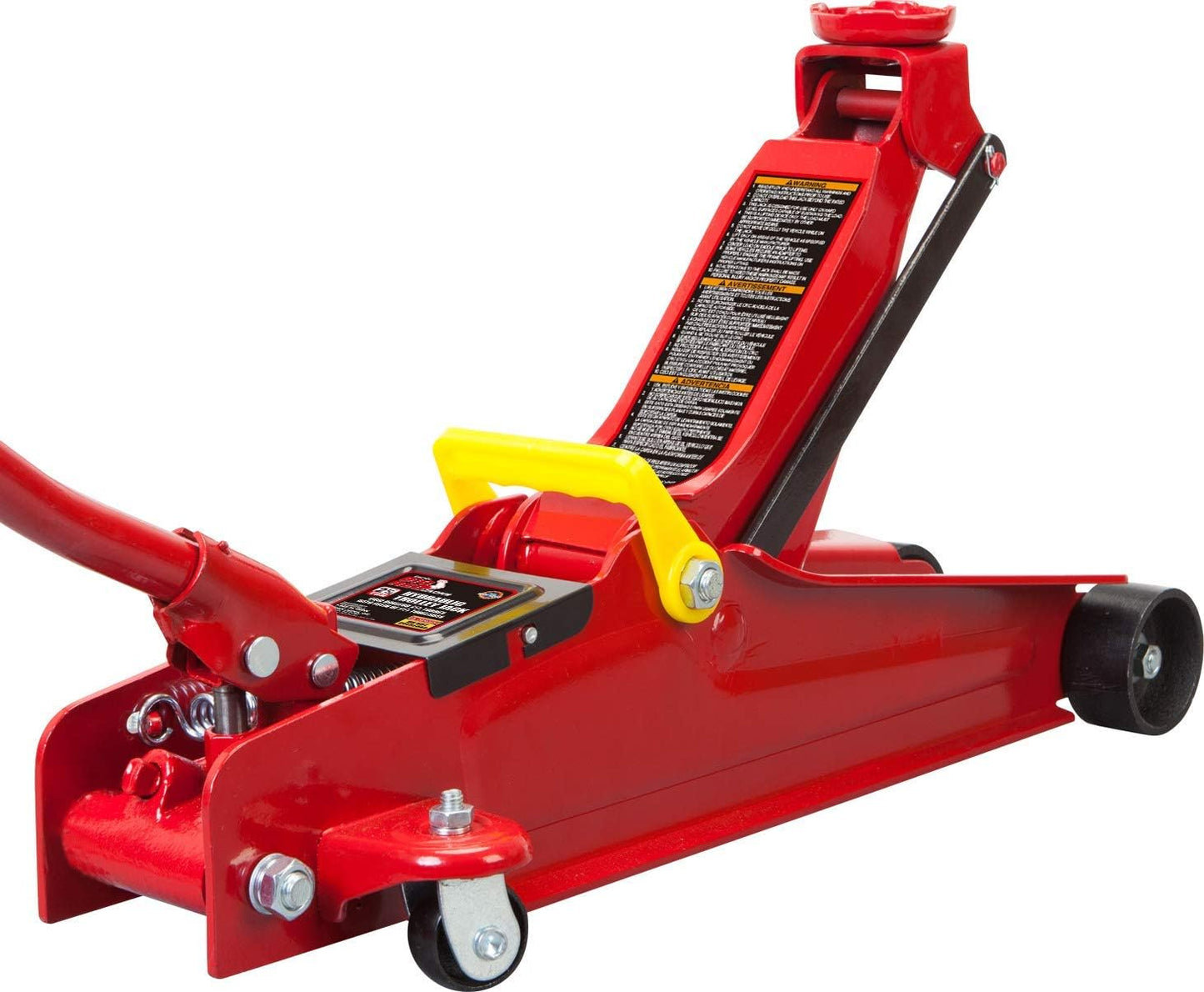 BIG RED AT82012U-1 Torin Hydraulic Trolley Service/Floor Jack with Blow Mold Carrying Storage Case, 2 Ton (4,000 lb.) Capacity, Blue