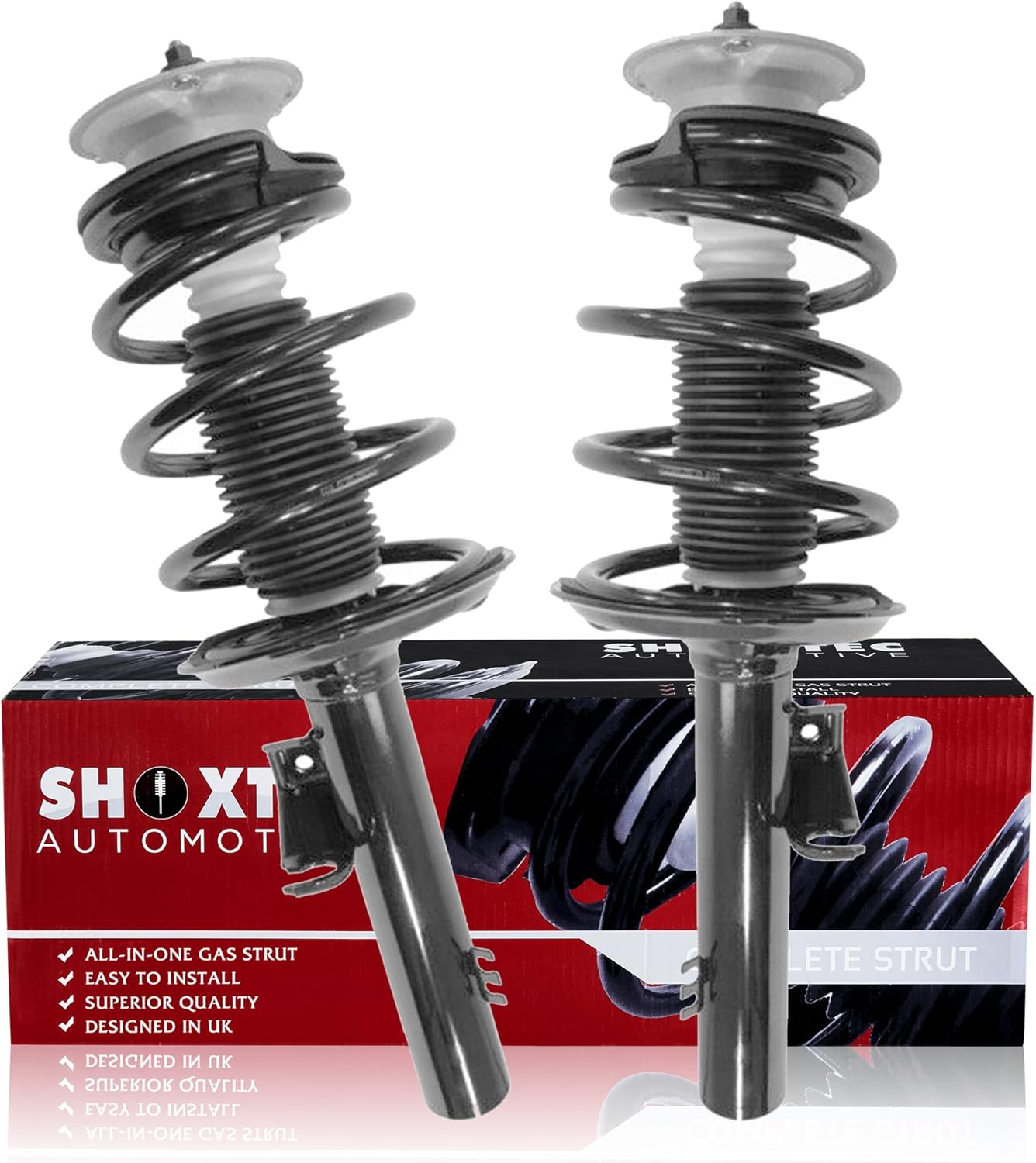Shoxtec Front Complete Strut Assembly Replacement For 2004-2010 BMW X3 Repl No. 1335994L, 1335994R