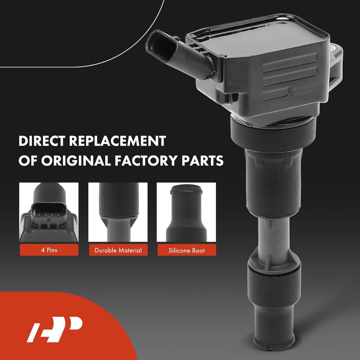 A-Premium Set of 6 Ignition Coil Pack and Iridium Spark Plugs Compatible with Kia Sedona 2018-2020, Telluride 2020-2023, Cadenza 2016-2020, Sorento 2018-2020 & Hyundai Palisade & Genesis G80