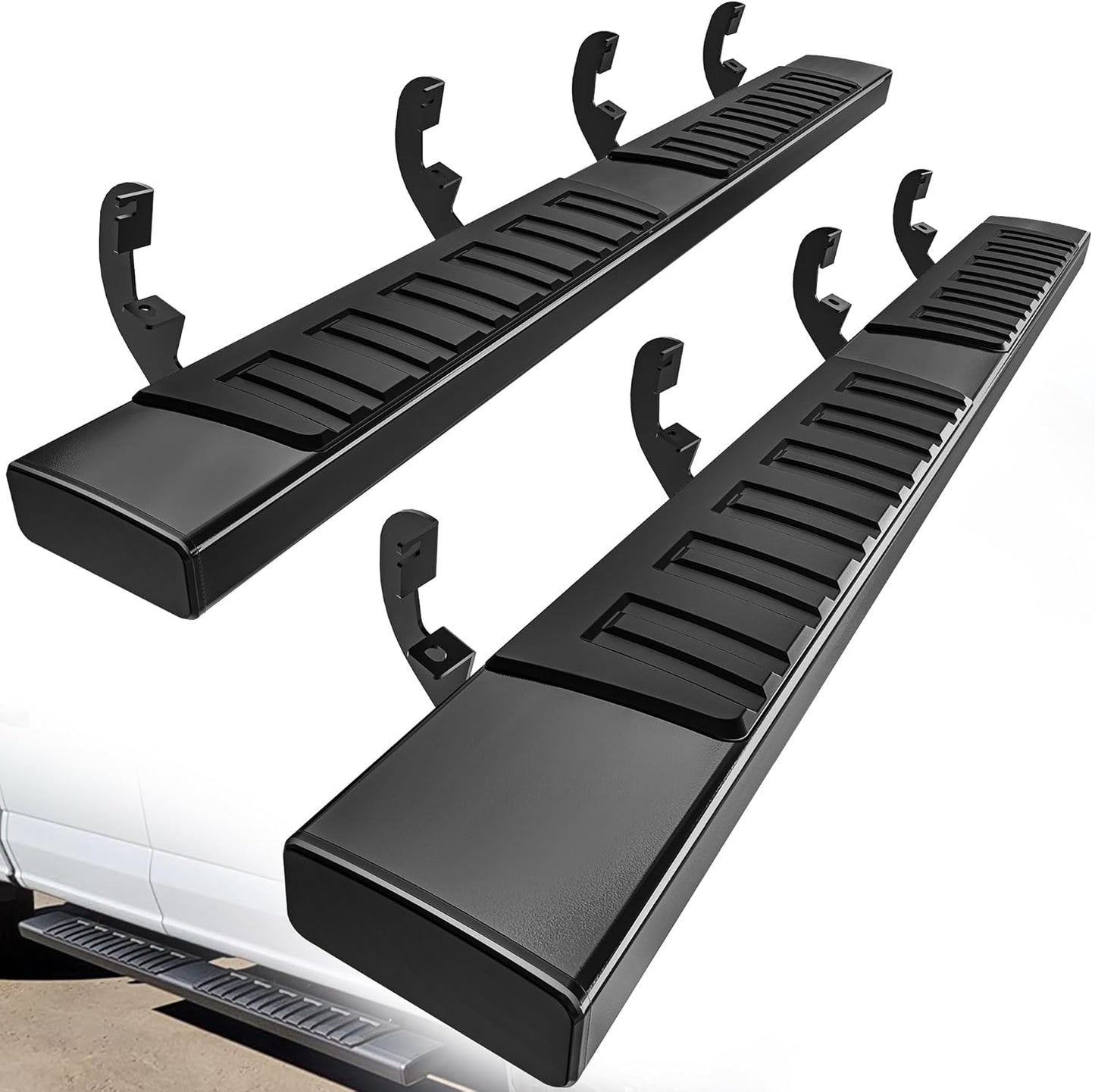 YITAMOTOR 6.5 Inches Running Boards Compatible with 2019-2025 Chevy Silverado/GMC Sierra 1500 Crew Cab, 2020-2025 2500HD 3500HD, Running Boards for Silverado Crew Cab, Side Step Bars Stainless Steel