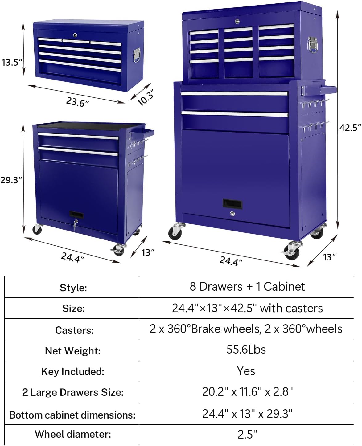 Tool Chest with Wheel