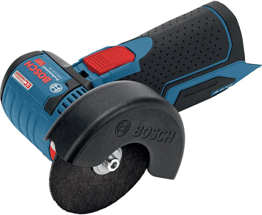 Bosch Professional 12V System GWS 12V-76 cordless angle grinder (three cutting discs, disc diameter: 76 mm, without battery/charger)