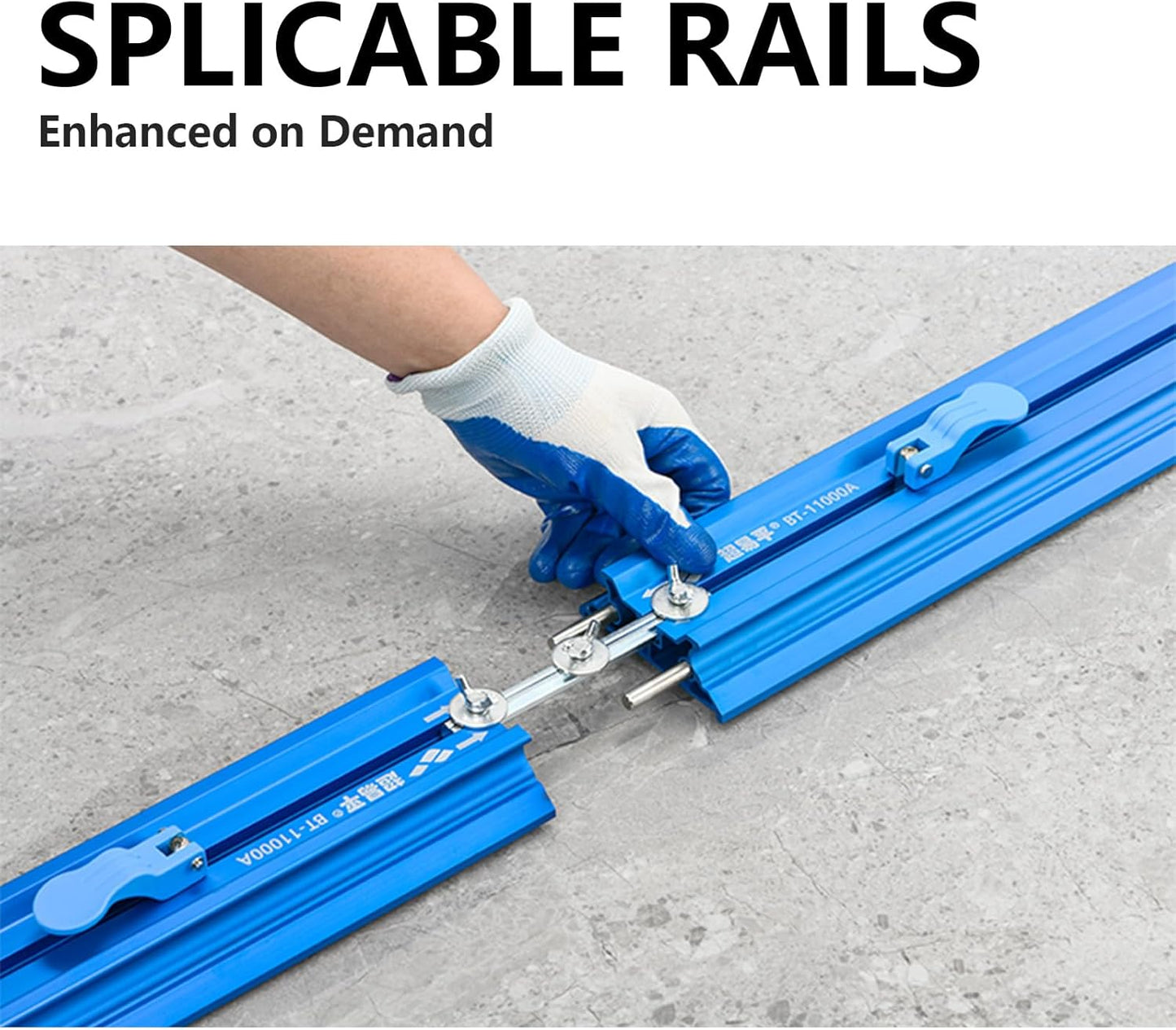 Tile Cutting Tool - Cutter Ceramic,Manual Tile Saw Accurate Tile cutting Tool for Up to 87in.With Carbide Cut-Off Wheels, Non-Slip Feet, Durable Rails for Professional Installers or Beginners