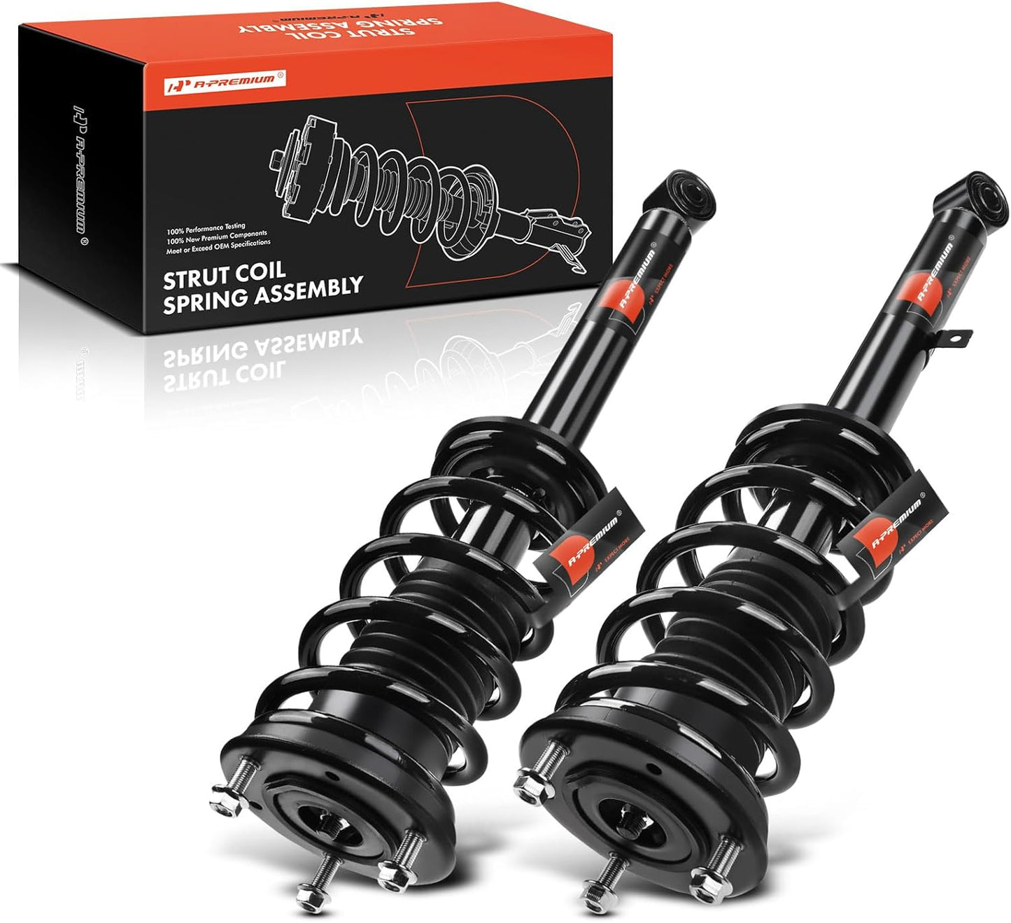 A-Premium Front Pair (2) Complete Strut & Coil Spring Assembly Compatible with Lexus IS250 IS350 2006-2013