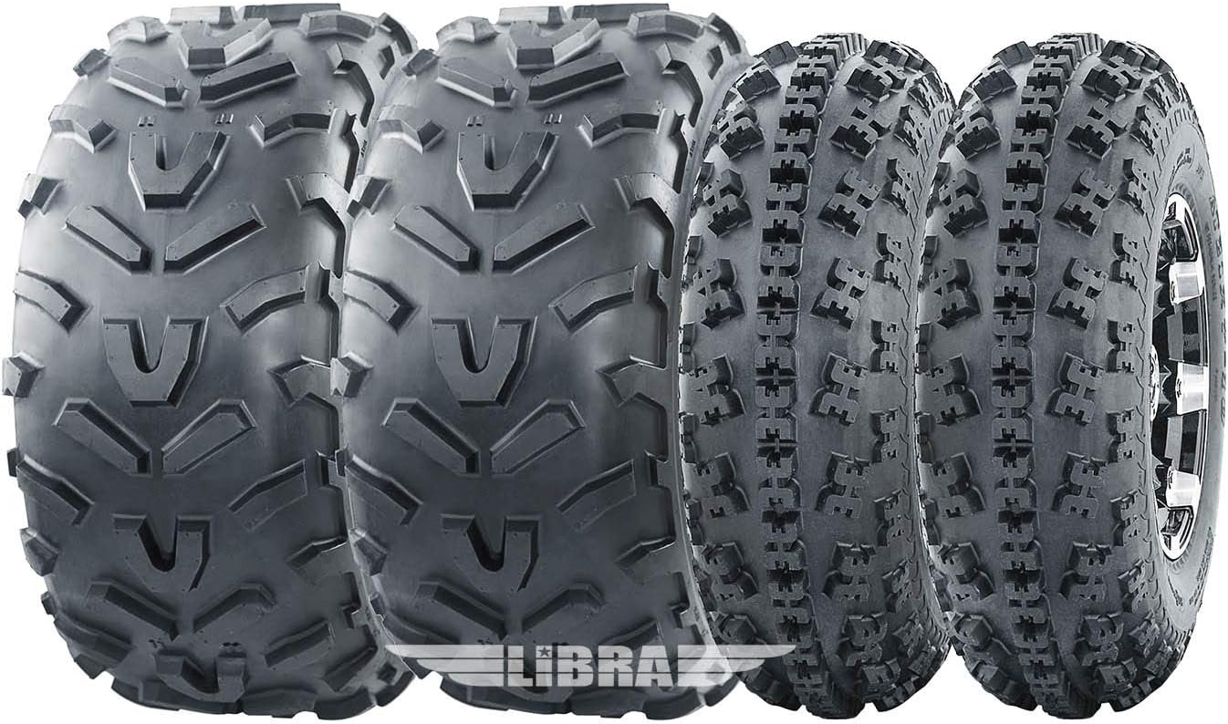 WANDA Set 4 ATV tires 23x7-10 & 22x11-10 96-09 Polaris Trail Blazer 250 330 400