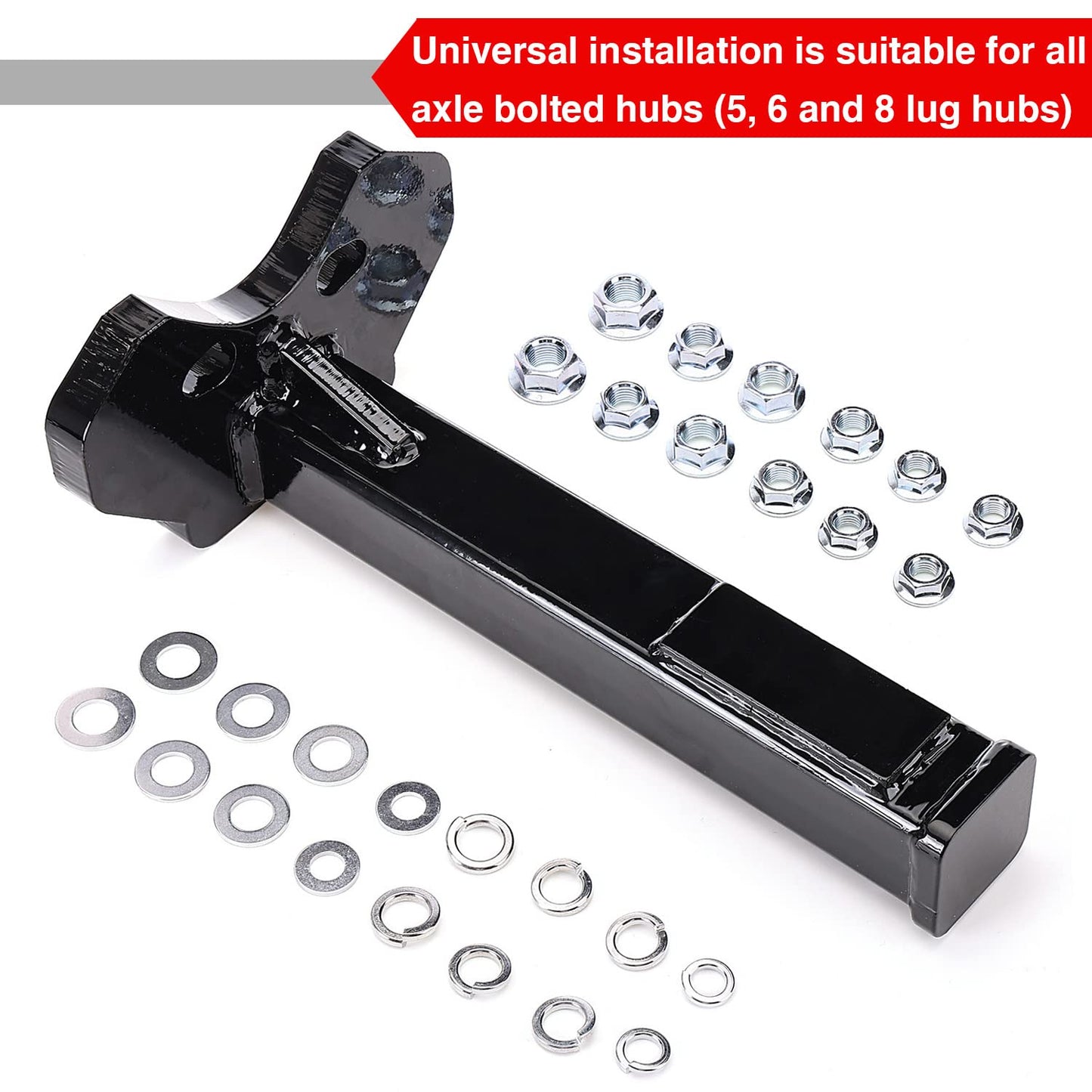 8629 Universal Wheel Bearing Hub Removal Tool Replace for ATD Tools, Compatible with All Axle Bolt Hubs (5, 6 and 8 Lug Hubs).