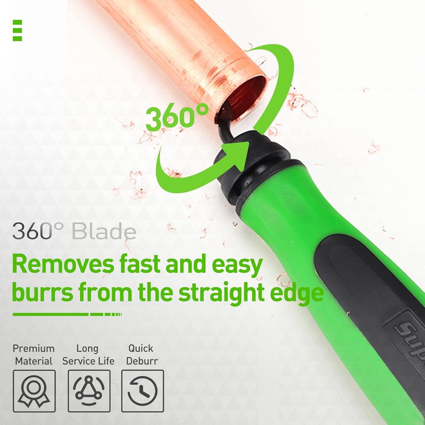 Super Stars Hydraulic Copper Pipe Tube Expander HVAC Swaging Tool Kit, with Tube Cutter, Deburring Tool and 7 Expander Heads for 3/8 to 1-1/8 Inches Copper Pipes