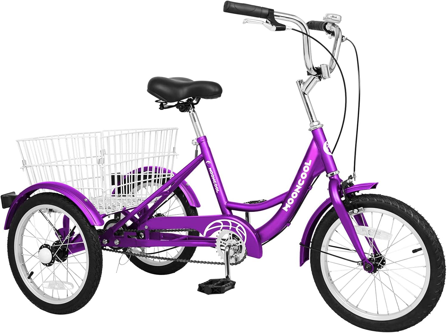 ABORON Adults Tricycle, 3 Wheels Bike for Adult, Tricycle for Adults, Double-Wall Wheel Rims, Tricycle for Women Men Exercise Outdoor Sports
